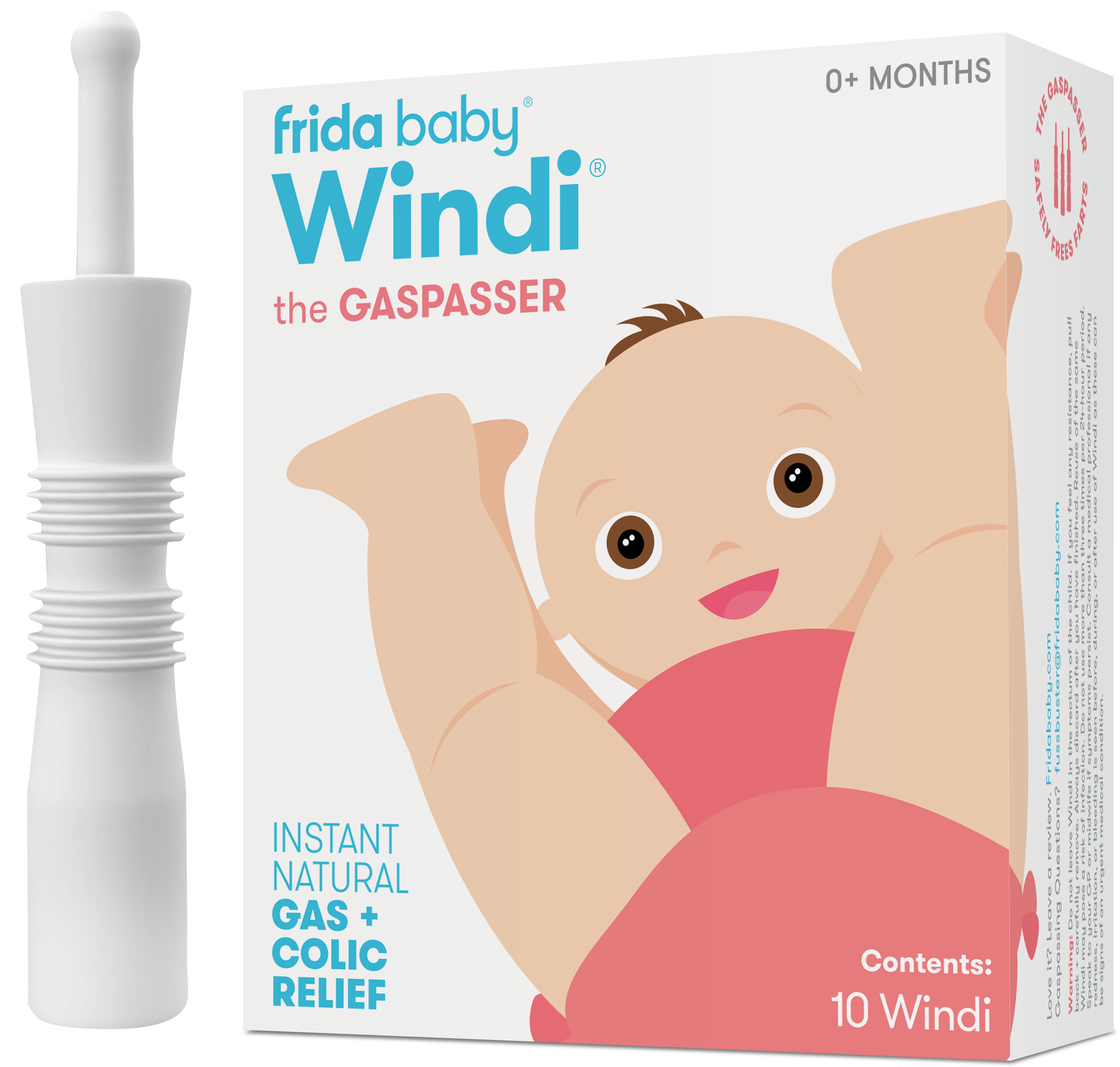 NoseFrida Windi Gas And Colic Reliever For Babies (10 Count)