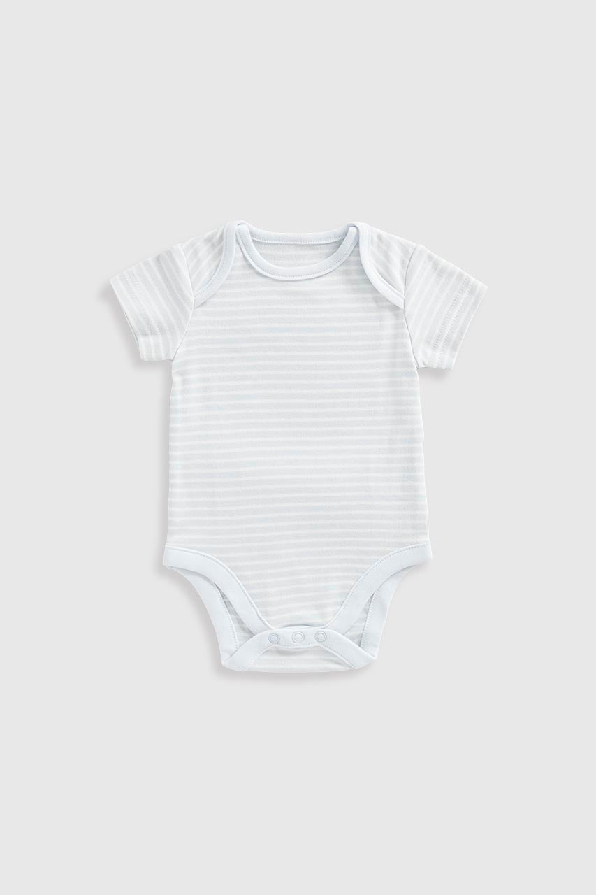 Woodland Short-Sleeved Baby Bodysuits - 5 Pack