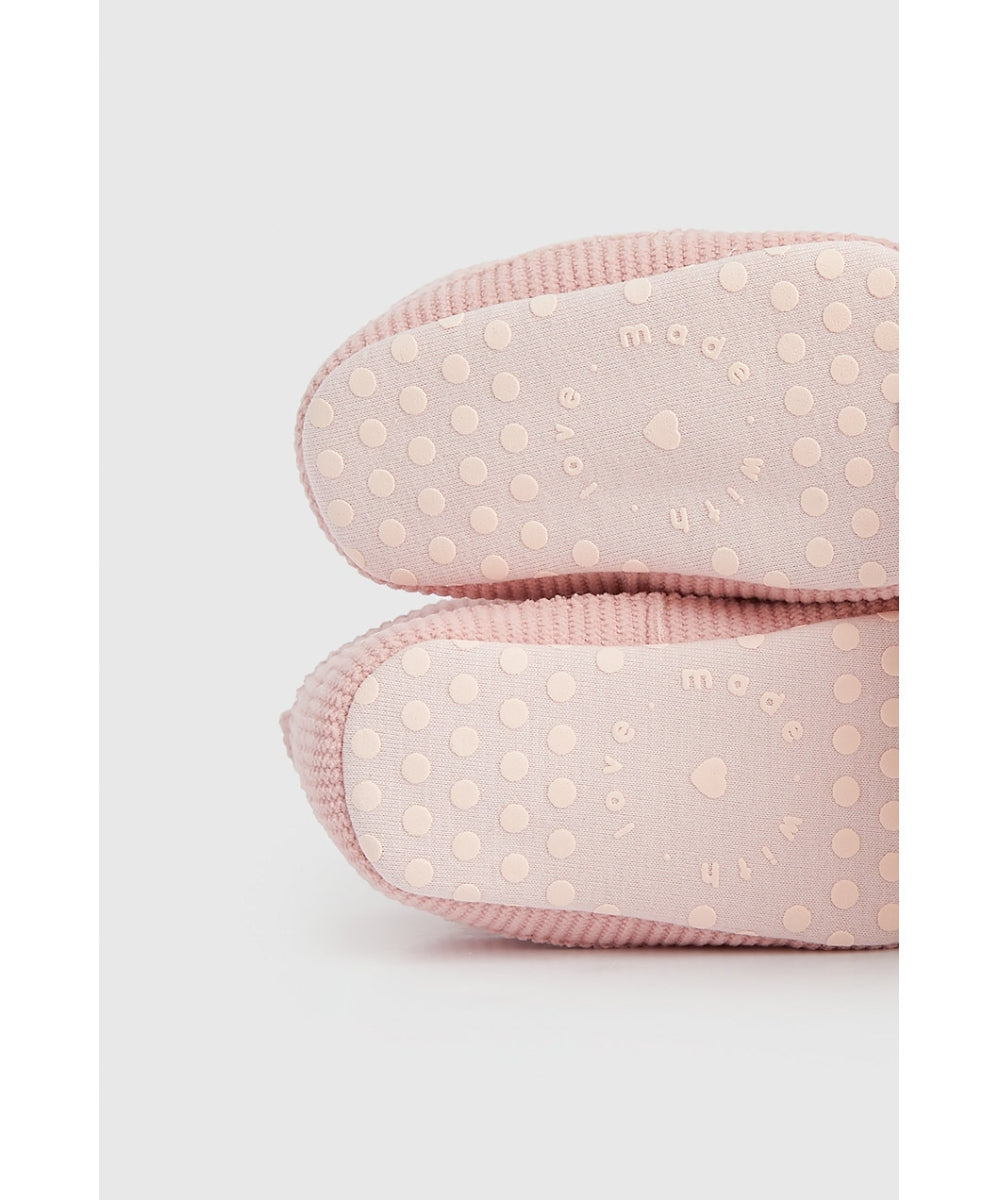 Pink Bunny Pram Shoes