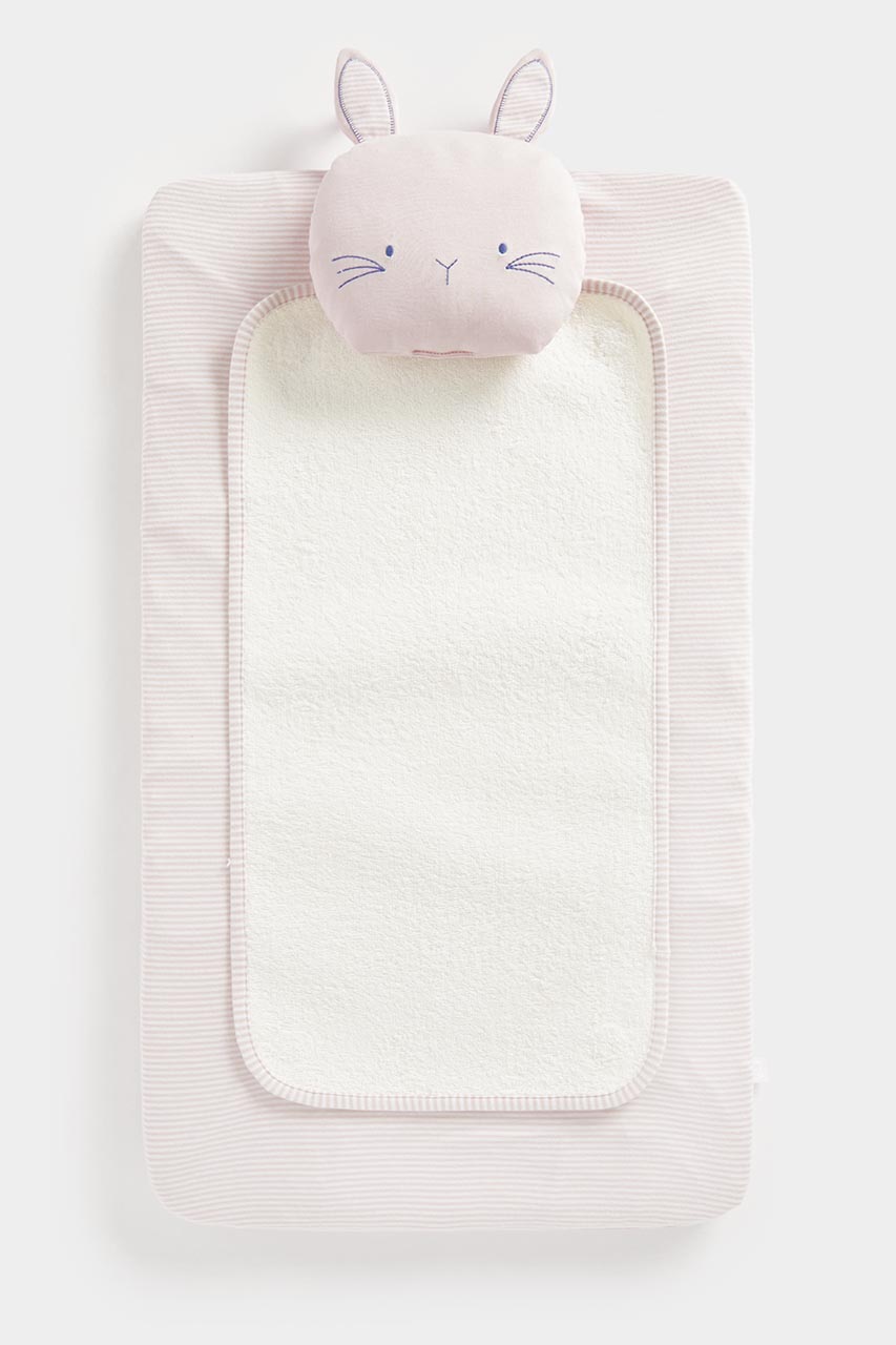 Mothercare Bunny Luxury Changing Mat and Pillow