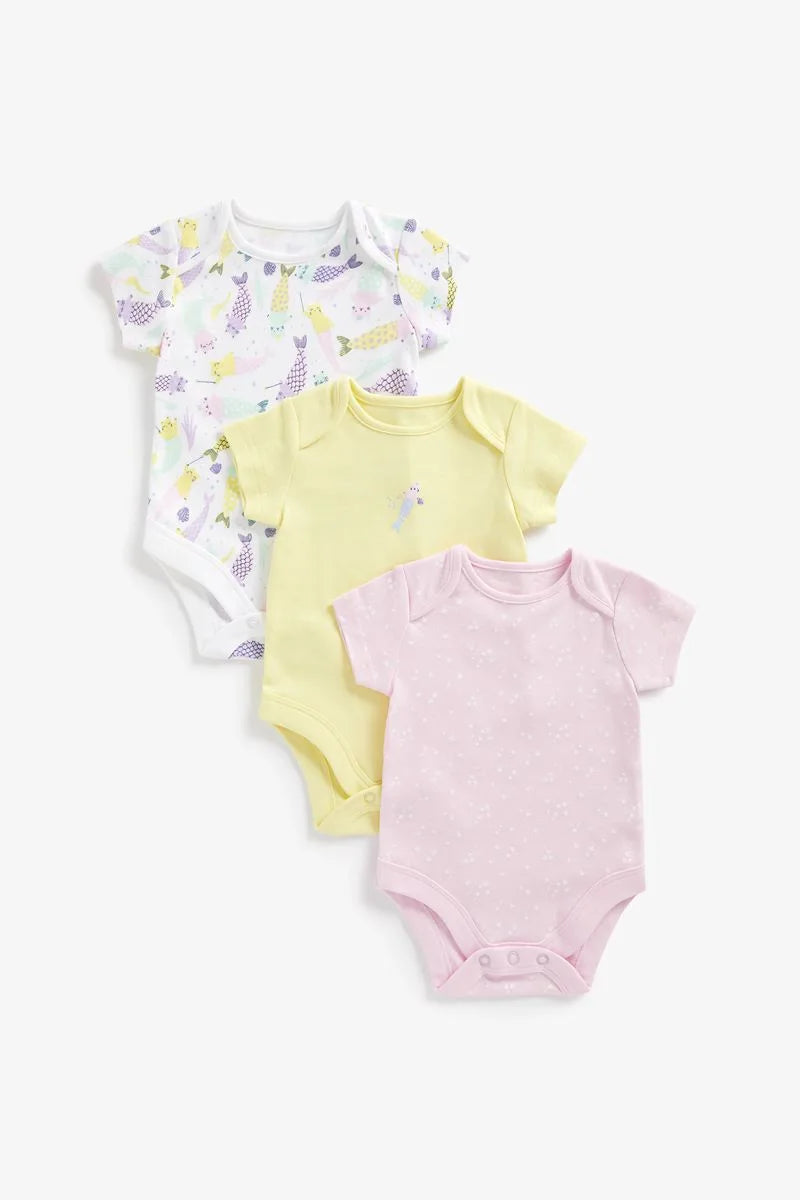 purrmaid bodysuits - 3 pack