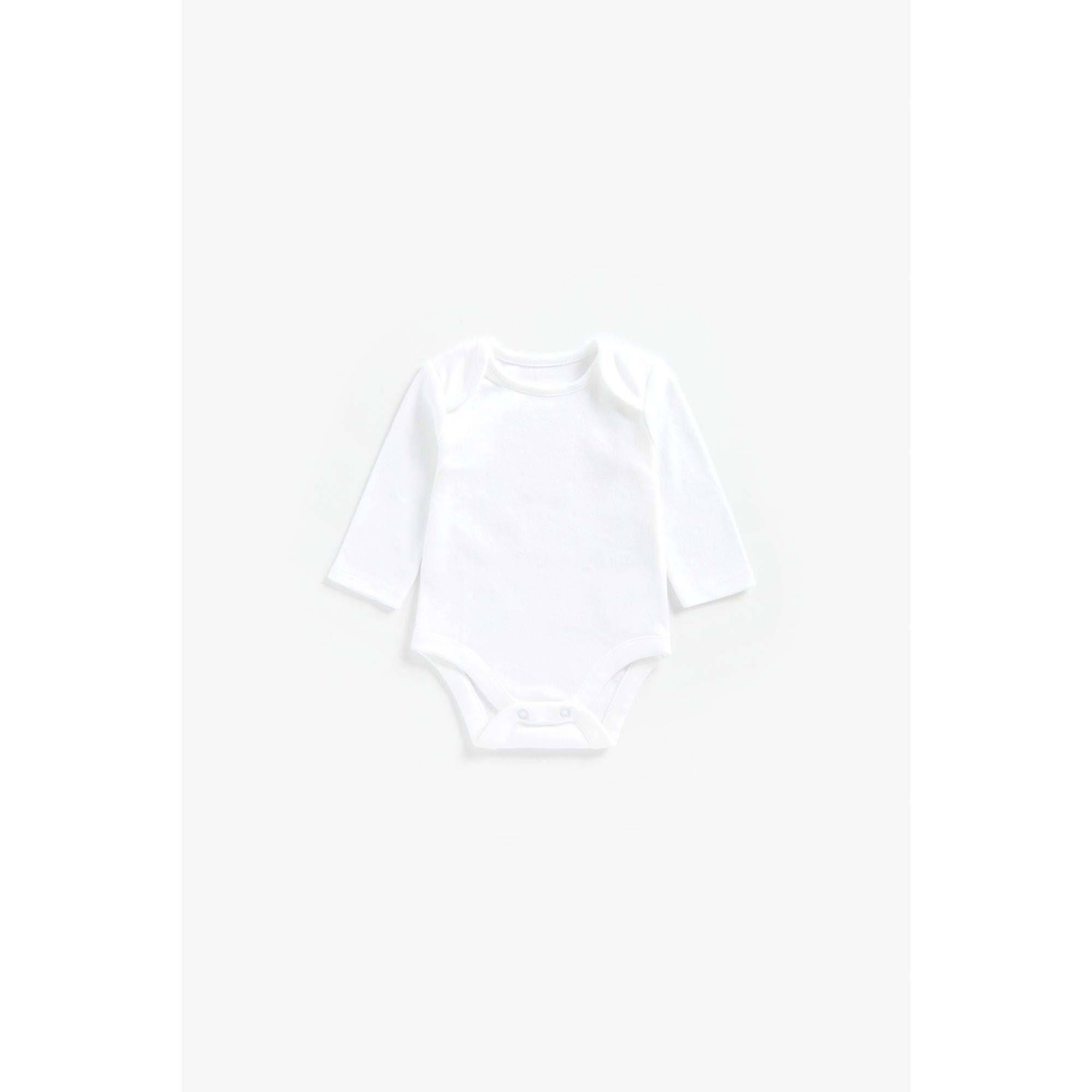 Mothercare White Long-Sleeved Bodysuits - 7 Pack