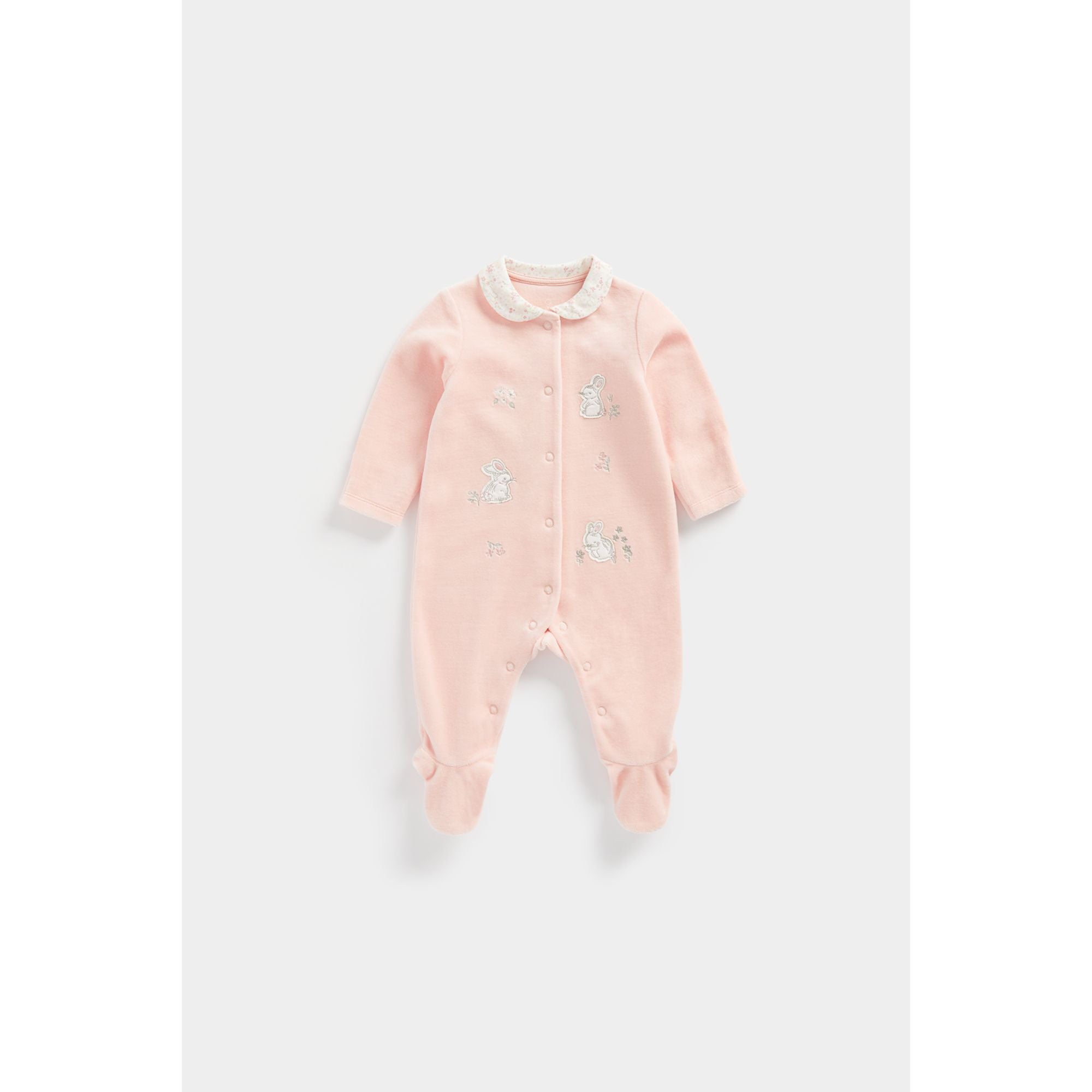 Mothercare Bunny Velour All-in-One