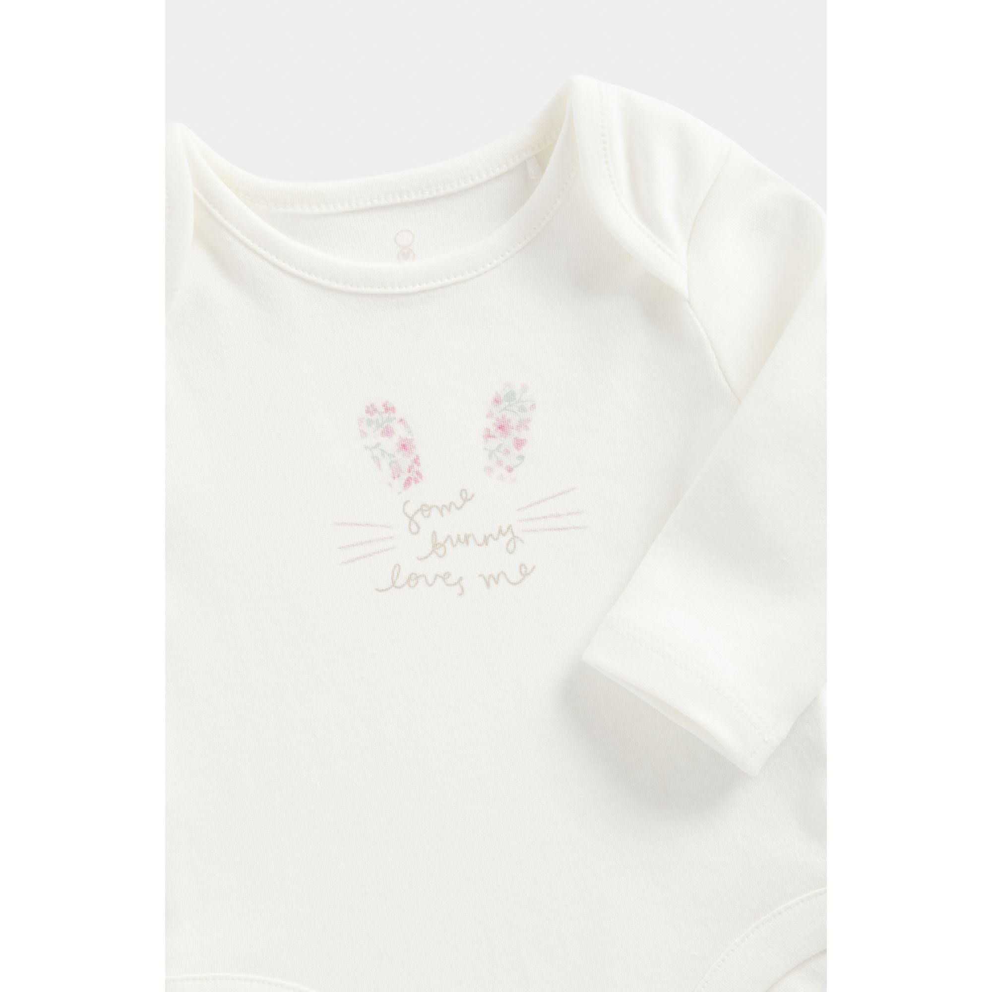 Mothercare Bunny Organic Cotton Bodysuit