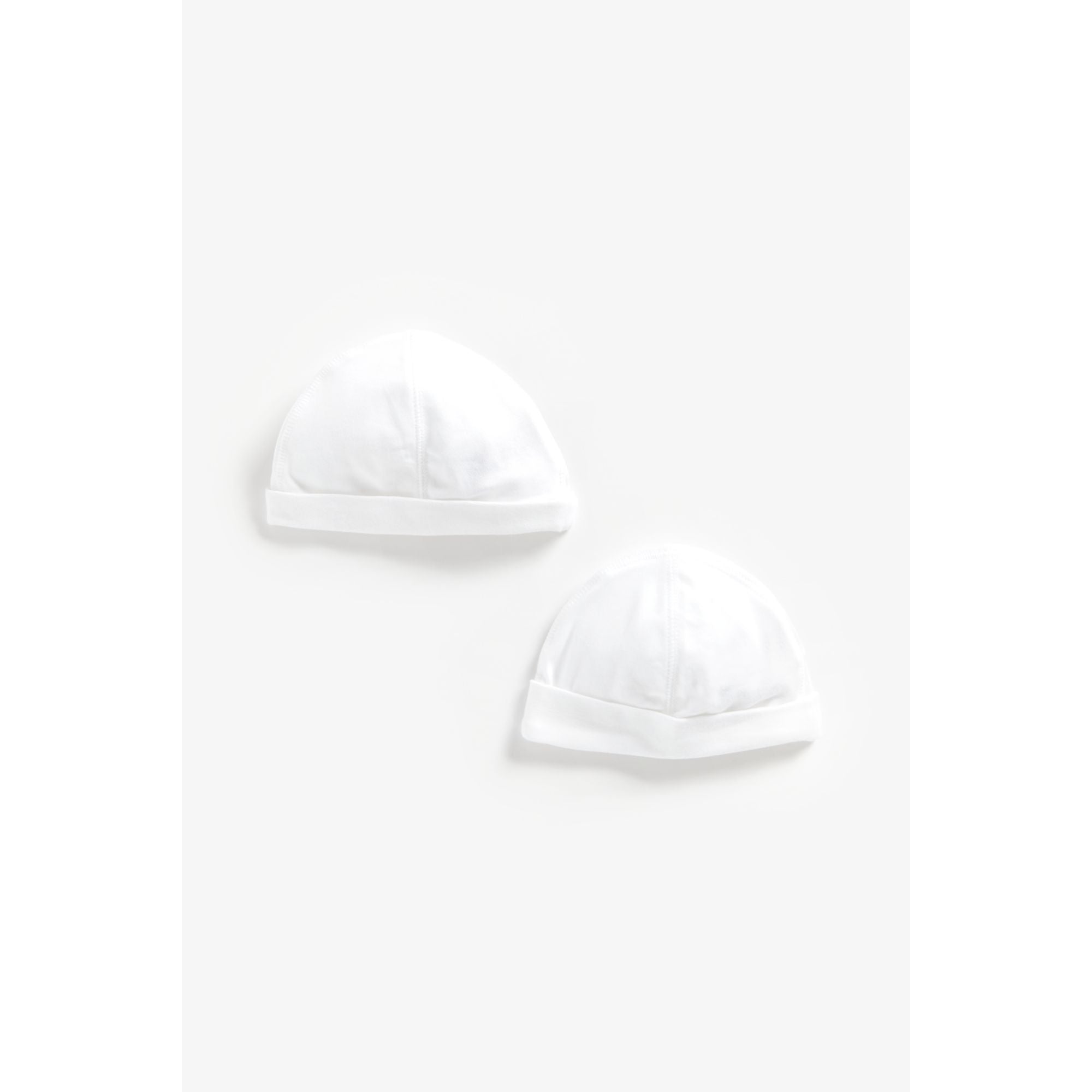 Mothercare White Hats - 2 Pack
