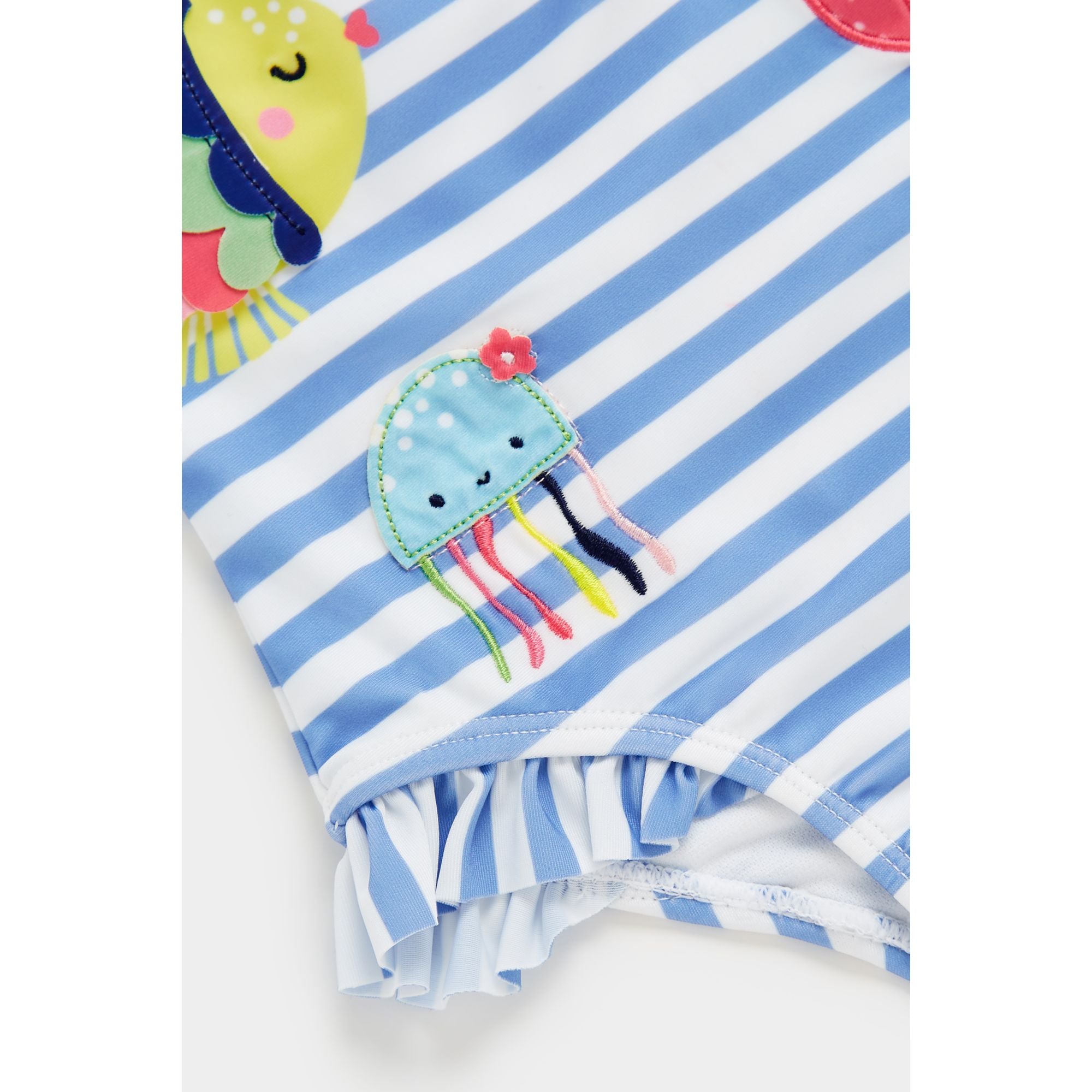 Mothercare Striped Fish Swimsuit