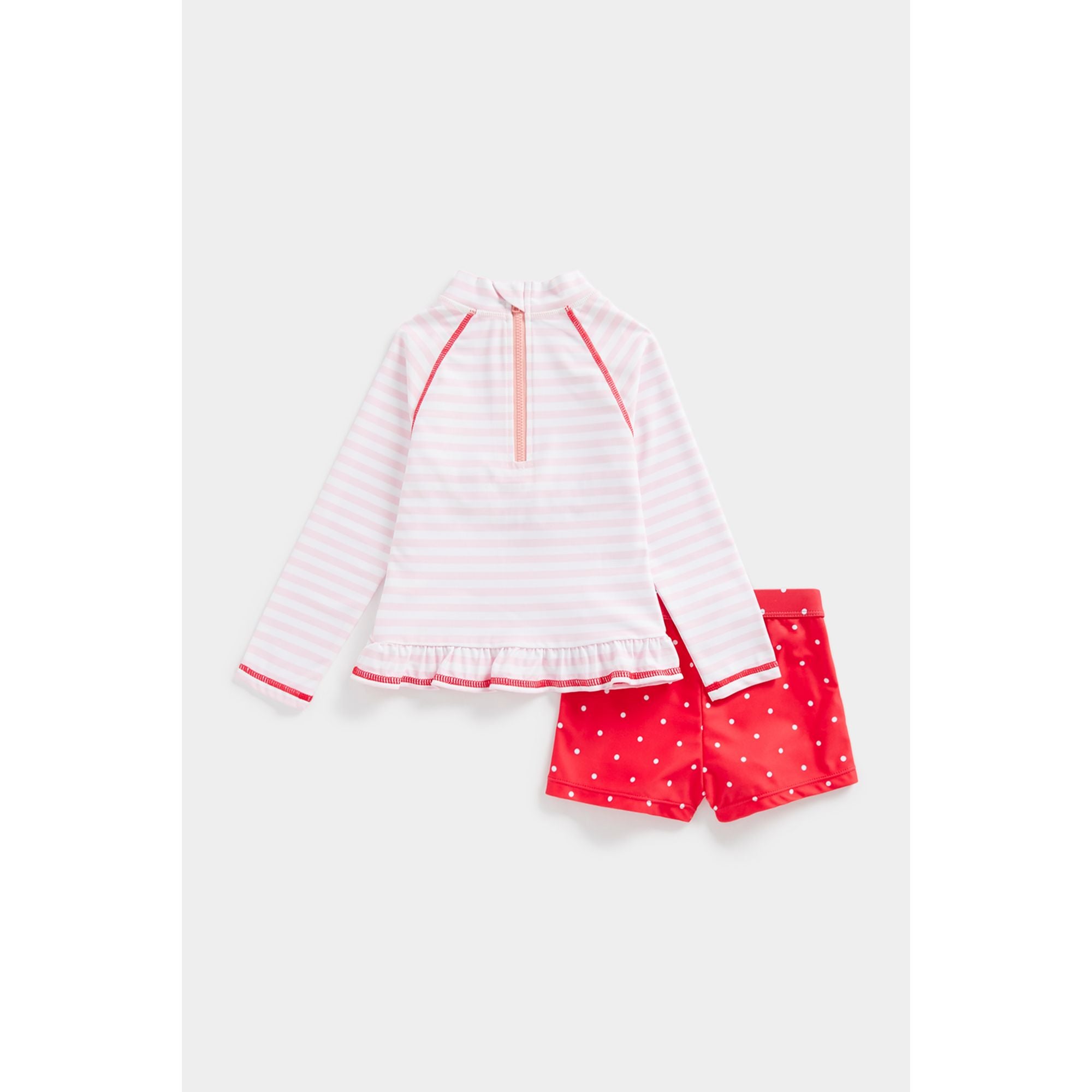 Mothercare Cherry Sunsafe Rash Vest, Shorts and Keppi Set