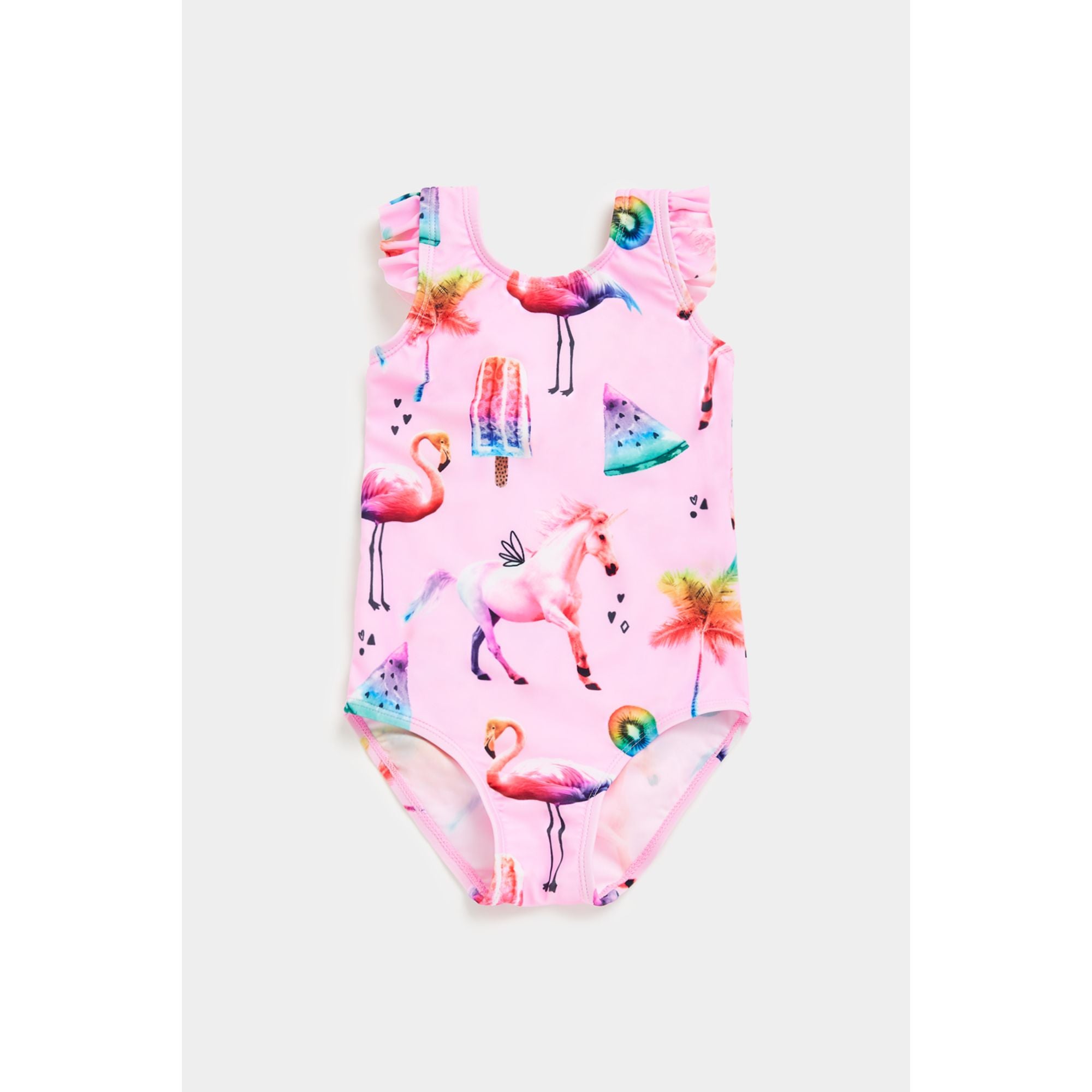 Mothercare Pink Flamingo Swimsuit
