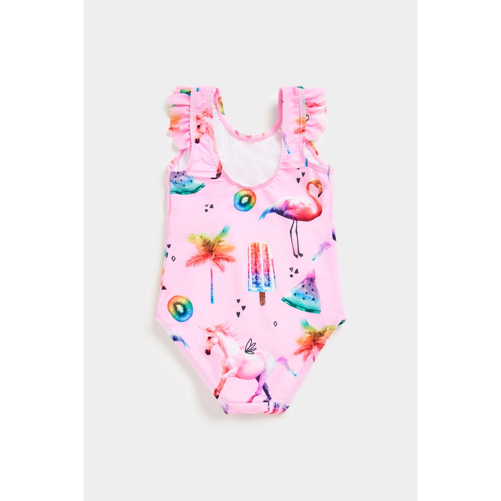 Mothercare Pink Flamingo Swimsuit