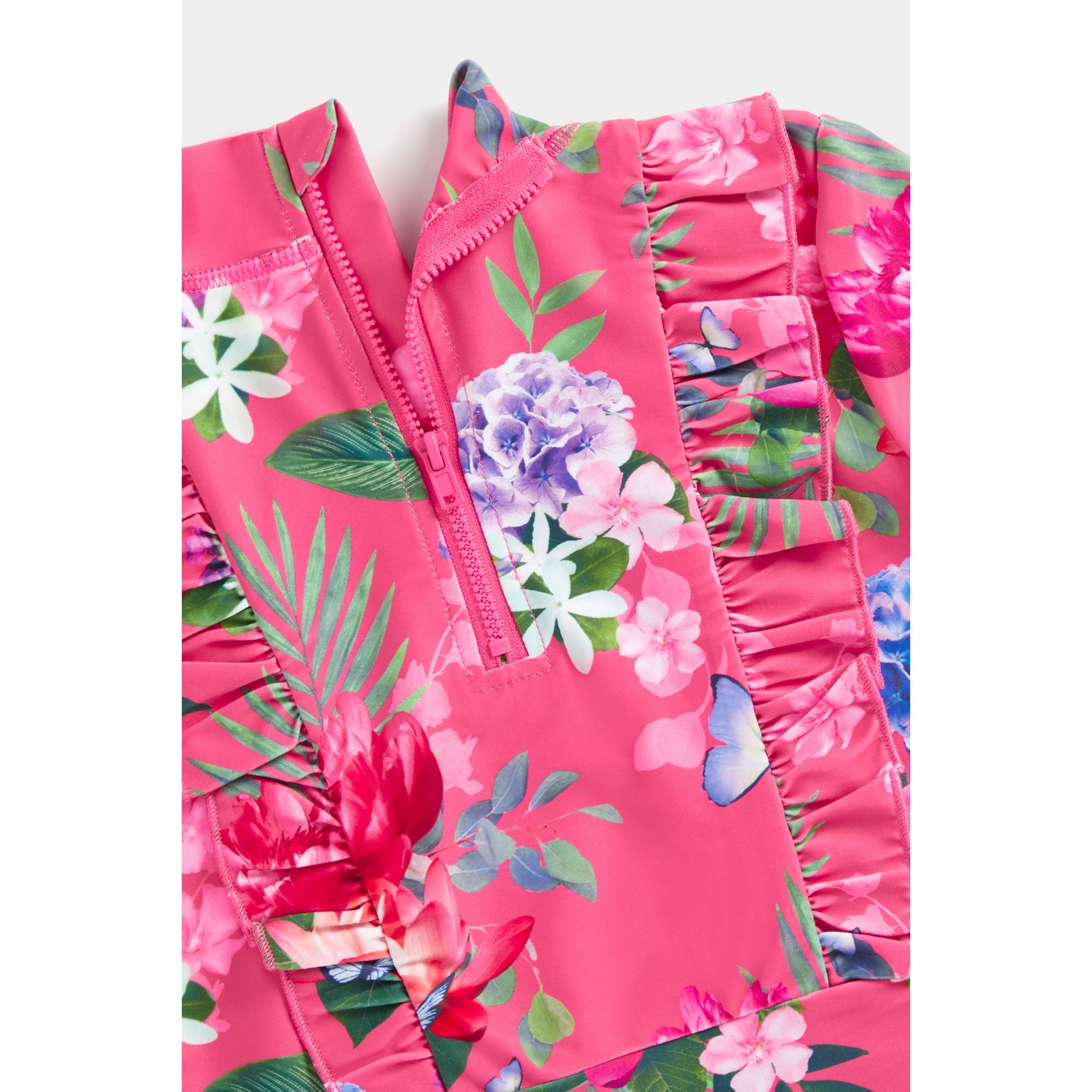 Mothercare Floral Rashguard Swimsuit