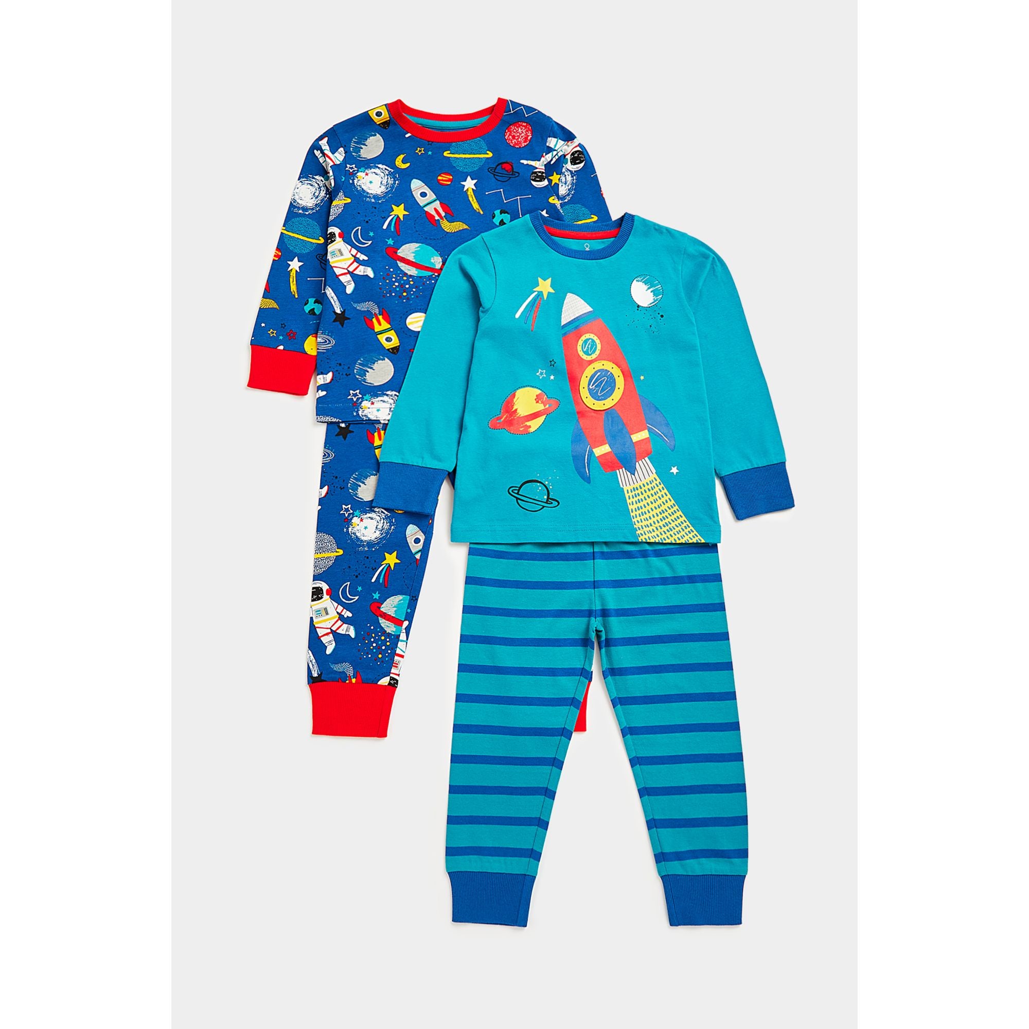 Mothercare Blast Off Pyjamas - 2 Pack