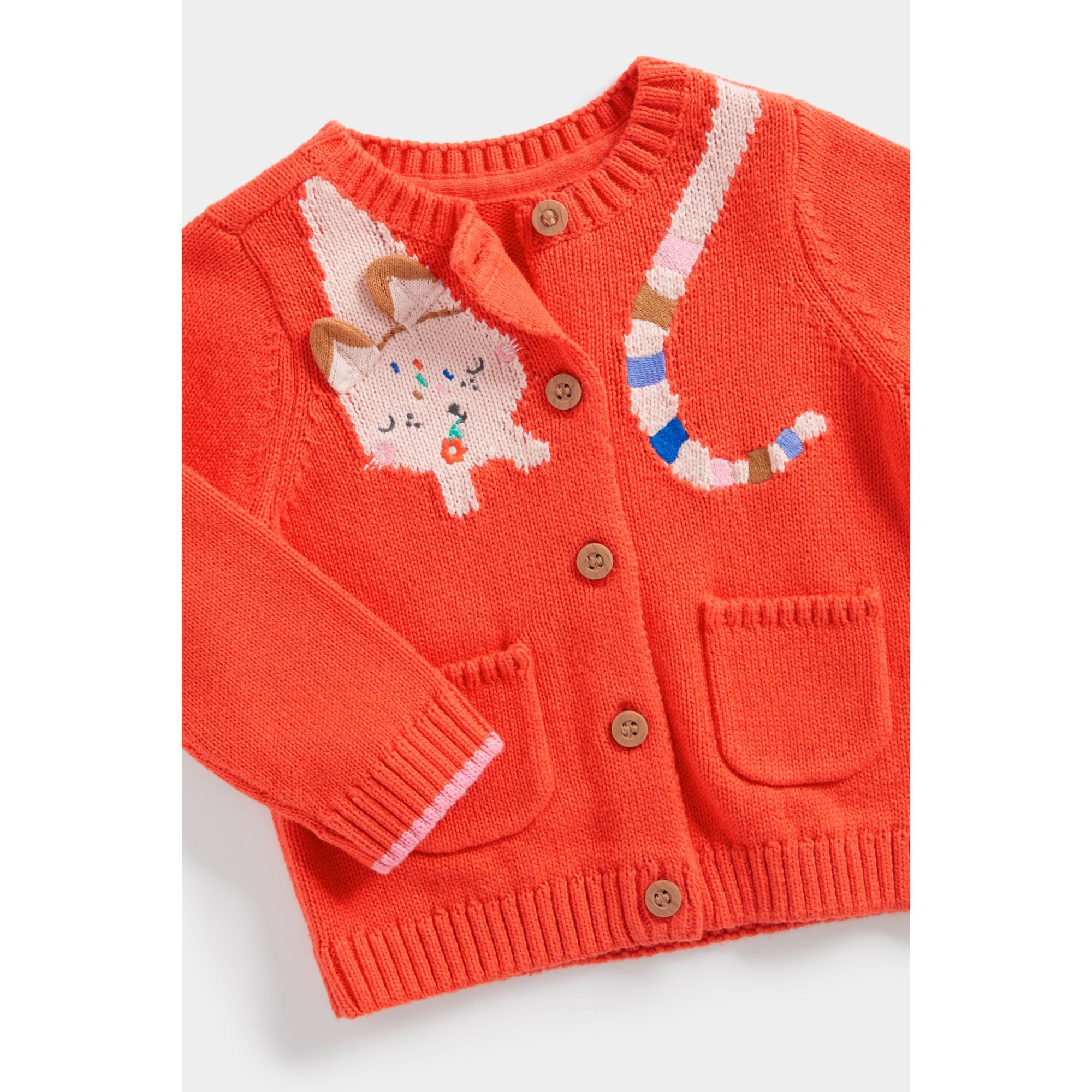 Mothercare Cat Knitted Cardigan
