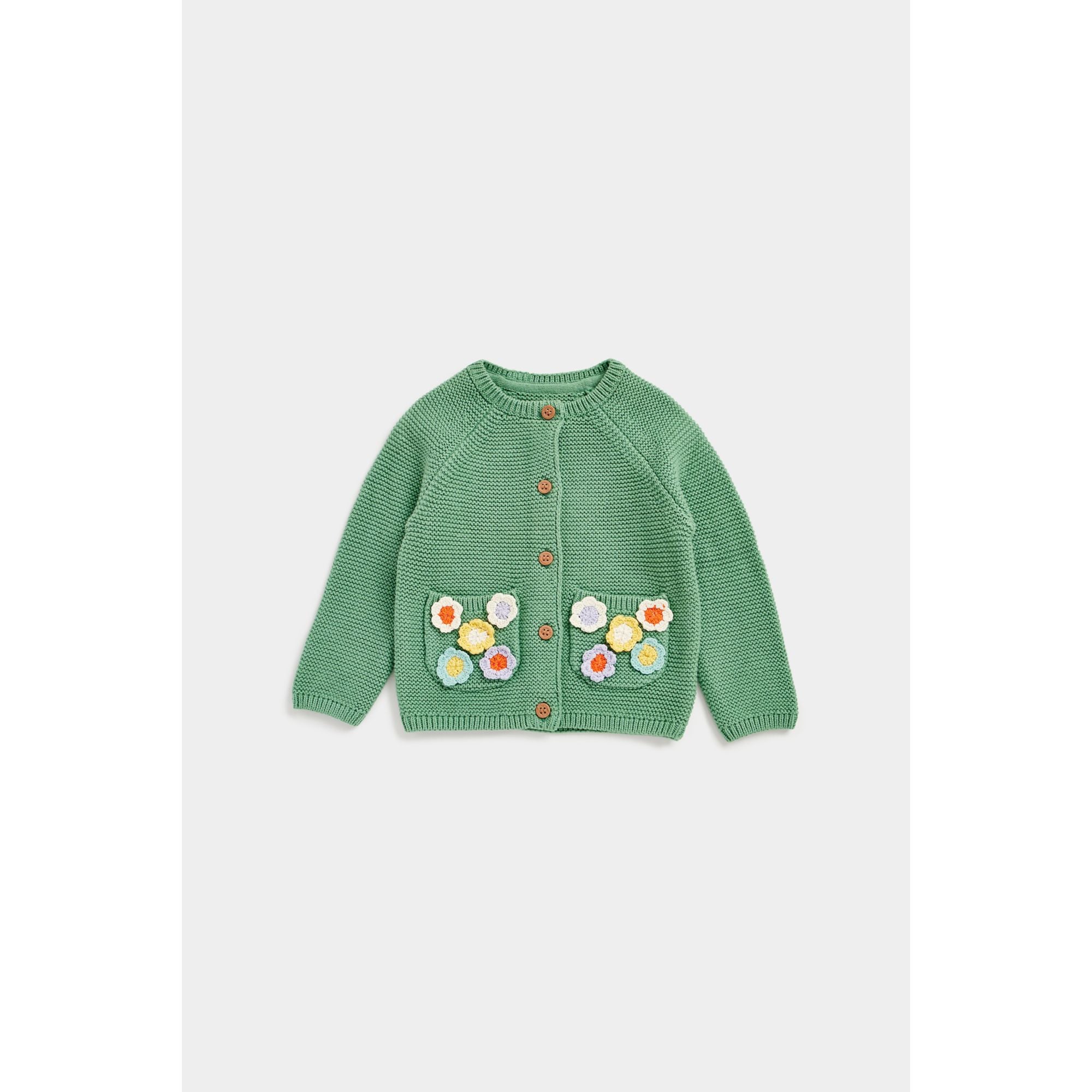 Mothercare Flower Knitted Cardigan