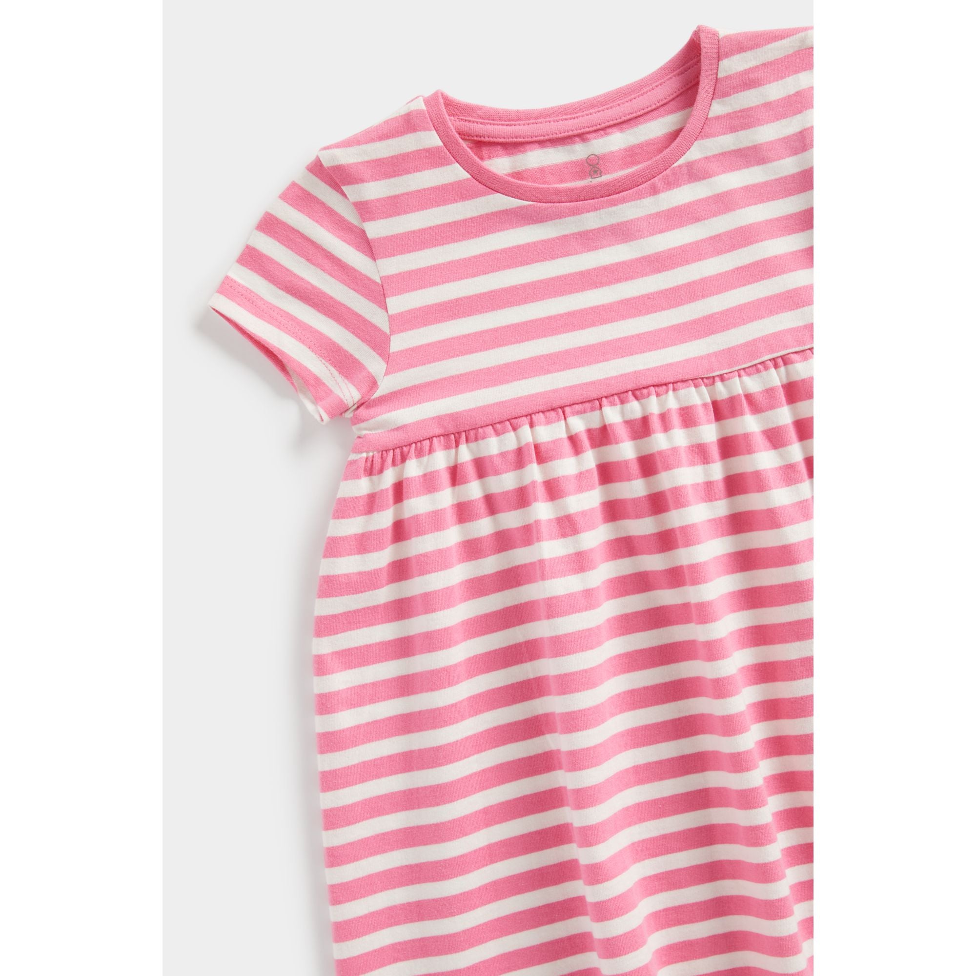 Mothercare Pink Striped Jersey Dress
