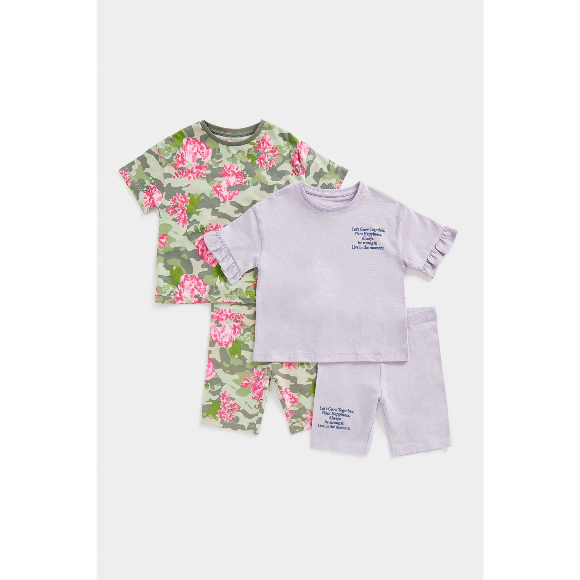 Mothercare Botanical T-Shirt and Short Sets