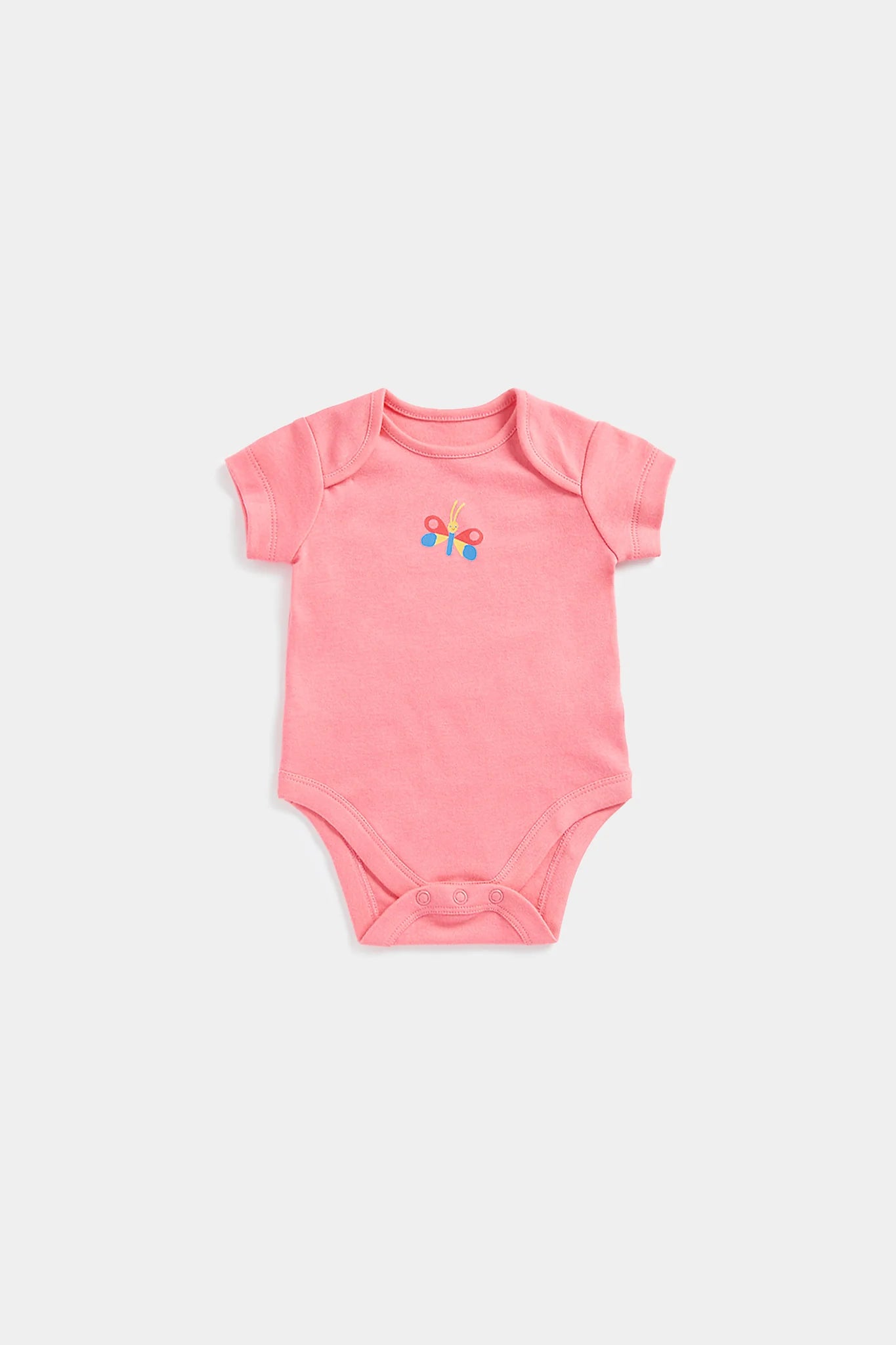 Mothercare Nature Short-Sleeved Baby Bodysuits - 5 Pack