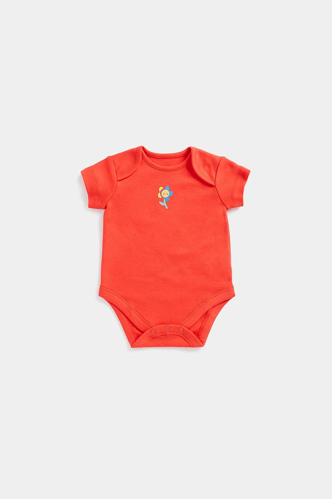 Mothercare Nature Short-Sleeved Baby Bodysuits - 5 Pack