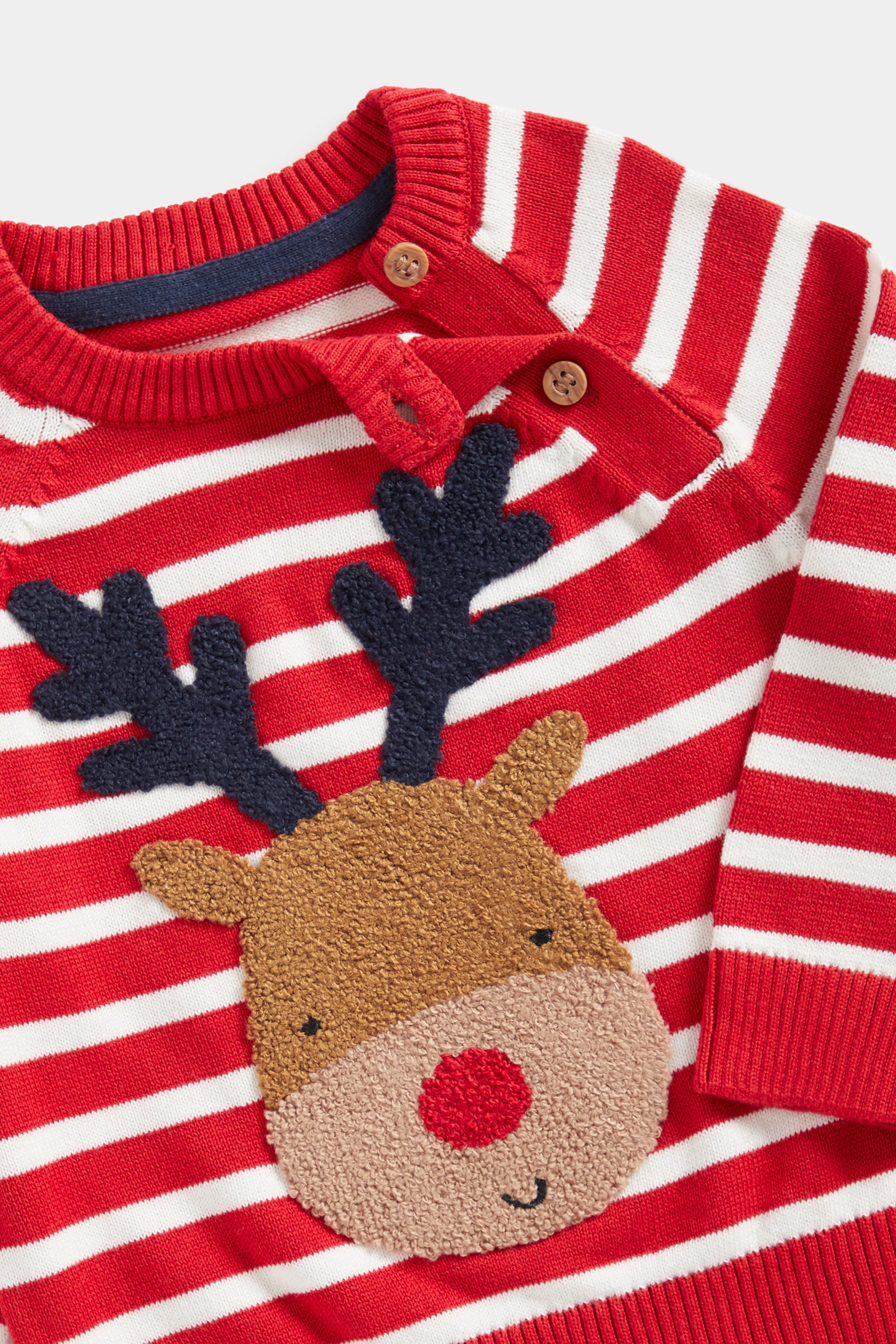 Mothercare Festive Reindeer Knitted Jumper