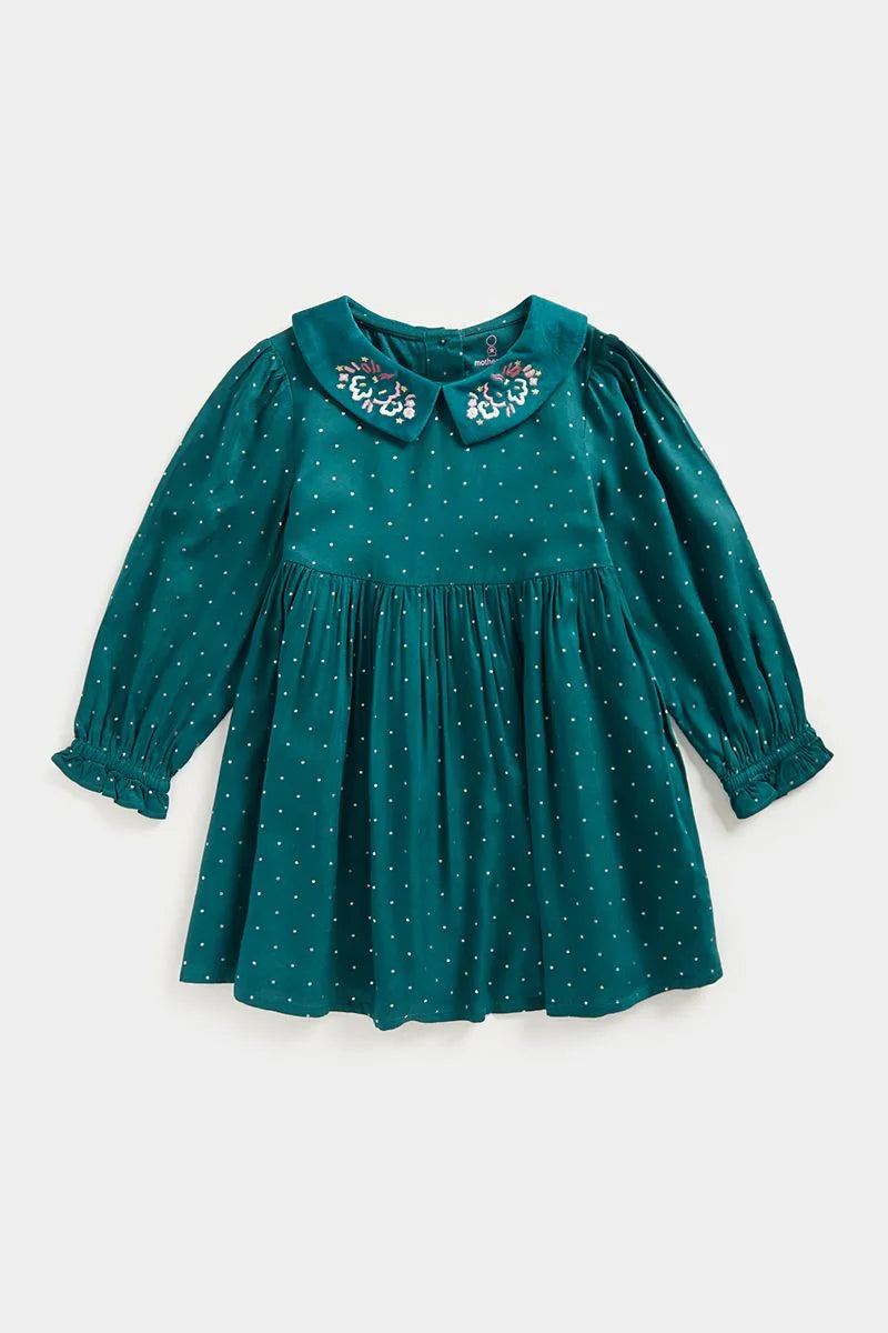 Green Collared Dress
