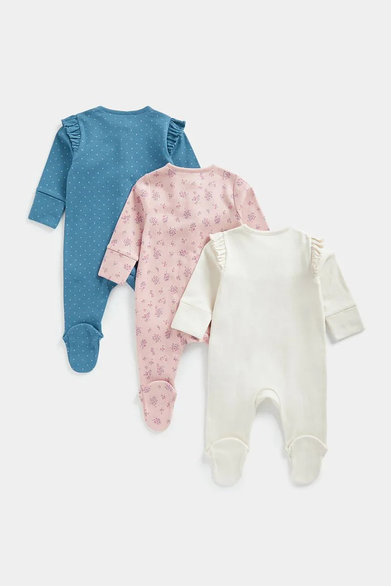 Baby All-in-Ones - 3 Pack