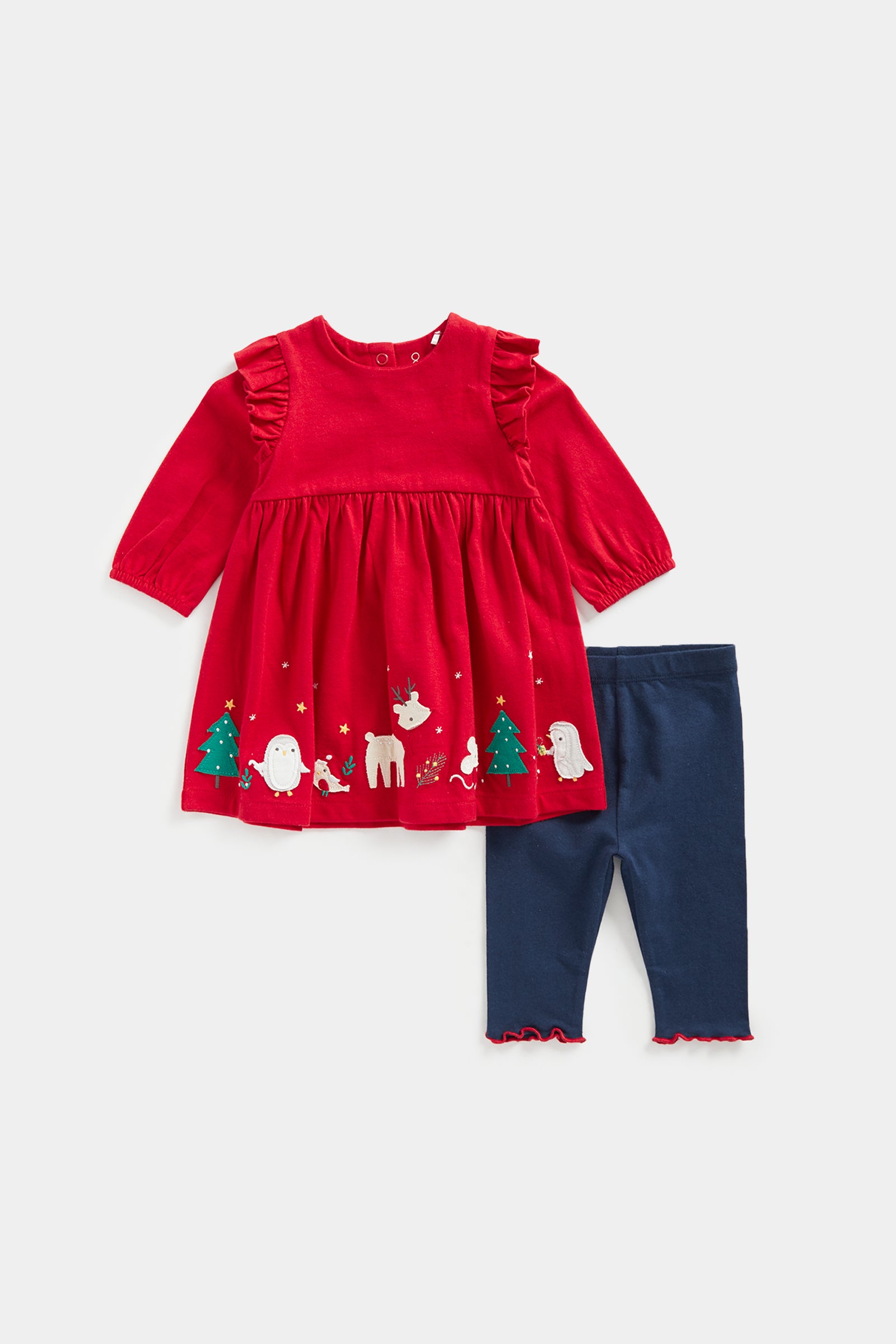 Mothercare Festive Dress and Leggings set