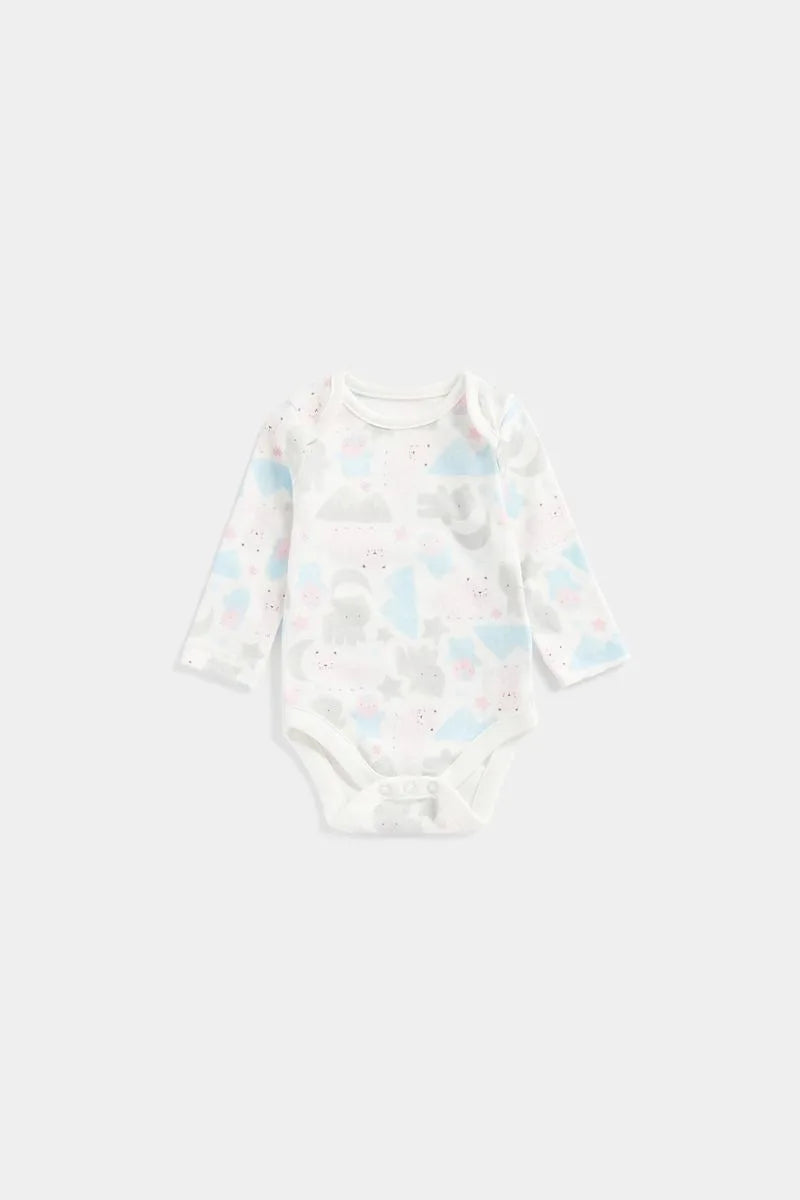 Arctic Long-Sleeved Bodysuits - 5 Pack