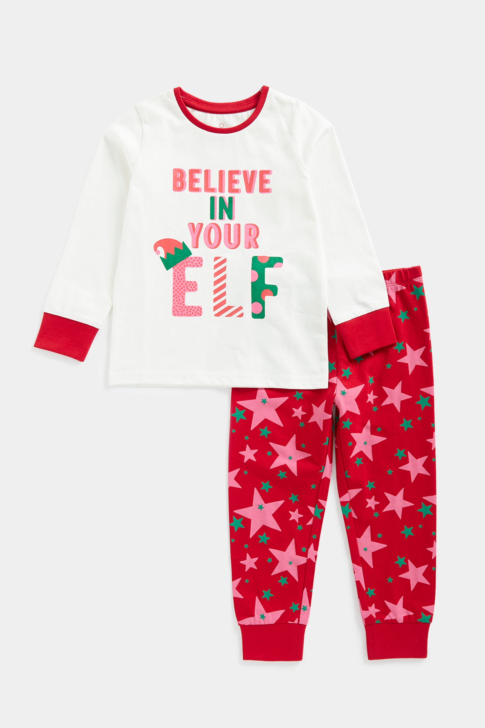 Mothercare Festive Elf Pyjamas