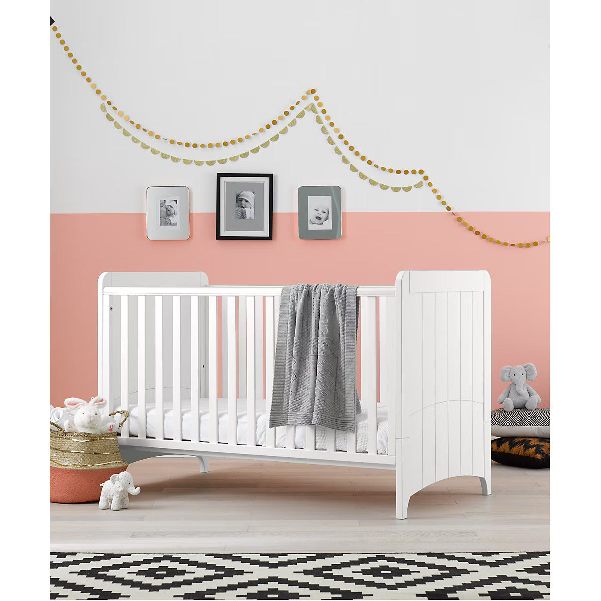 Mothercare Camberley Cot Bed - White