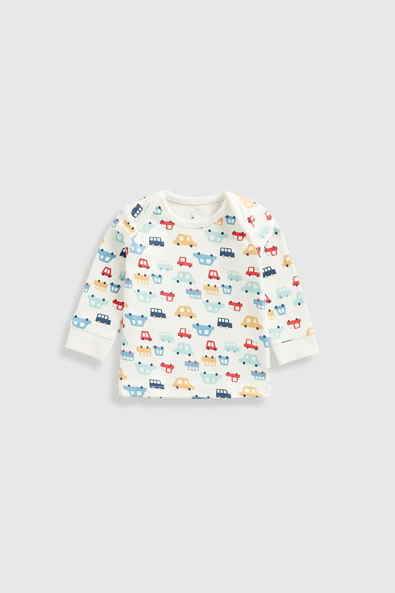 mothercare Cars Baby Pajamas - 2 Pack