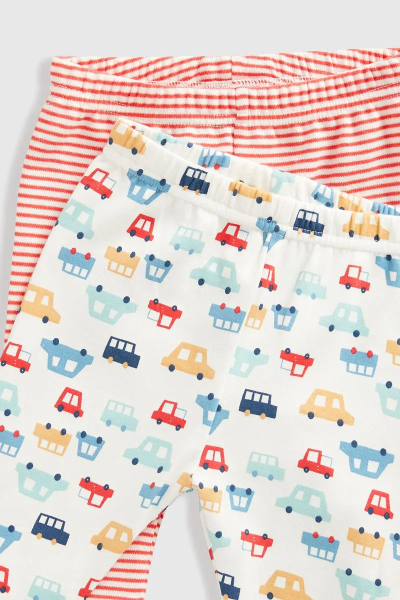 mothercare Cars Baby Pajamas - 2 Pack