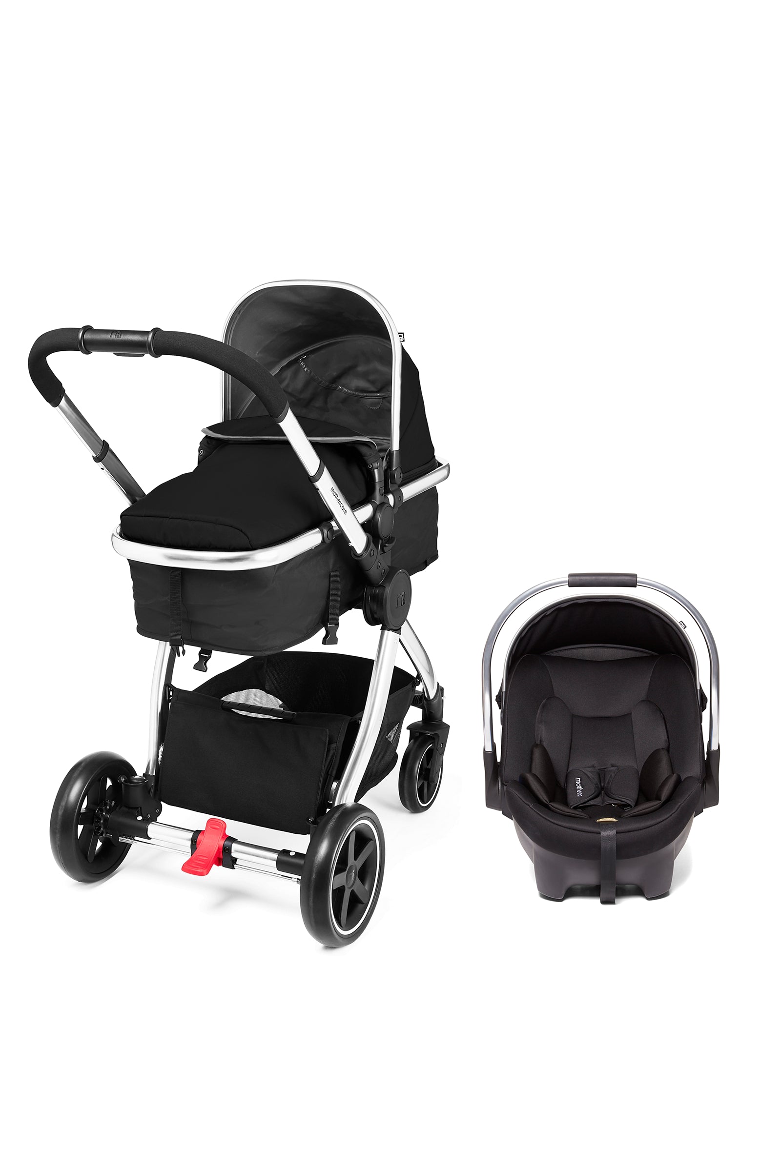 Mothercare Journey Crome Travel System Black - Main Image