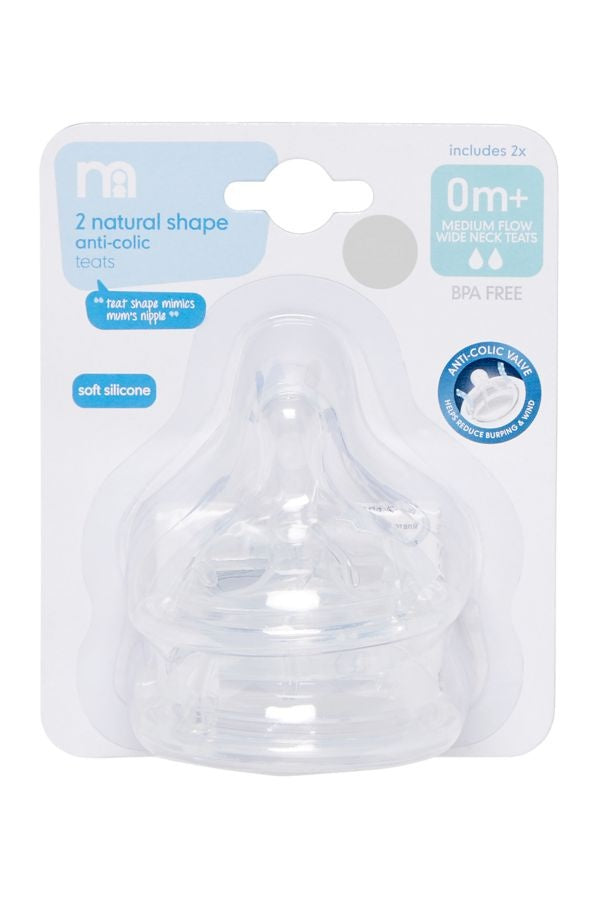 Mothercare Natural Shape Medium Flow Teats