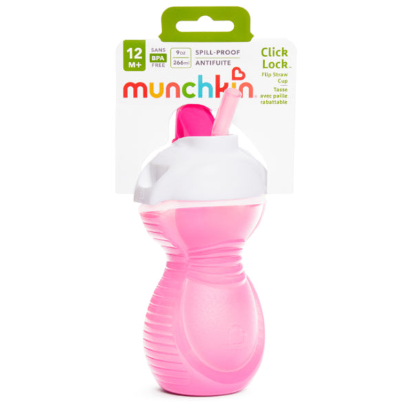 Munchkin Click Lock™ Flip Straw Cup