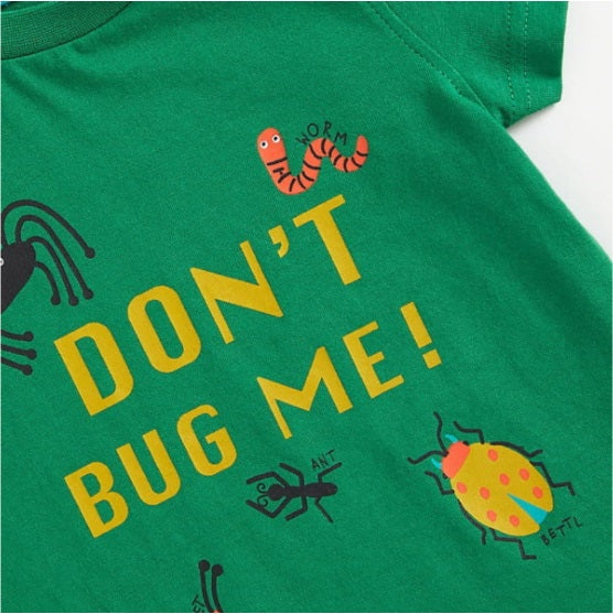 Mothercare Promo Green Don’T Bug Me Short Sleeve T-Shirt
