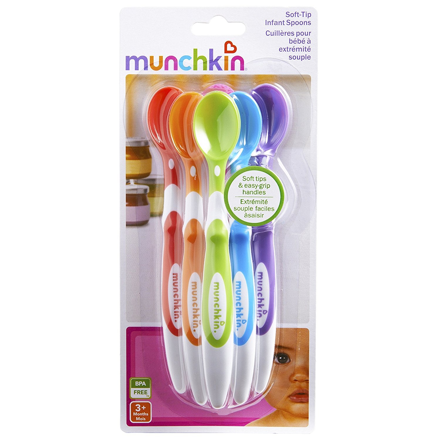 Munchkin Soft-Tip Infant Spoons – 6 Pack