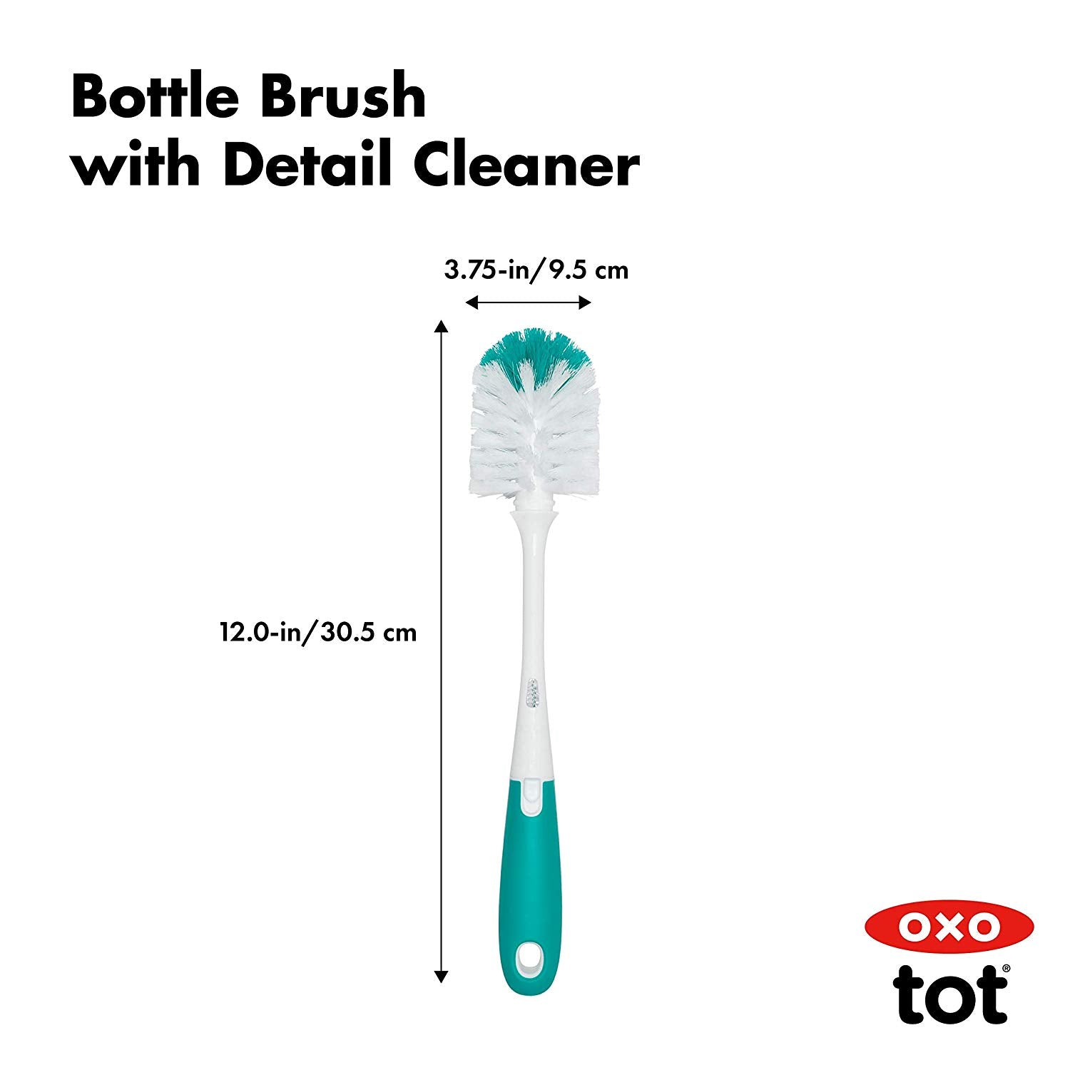 OXO Tot Bottle Brush with Stand, Teal