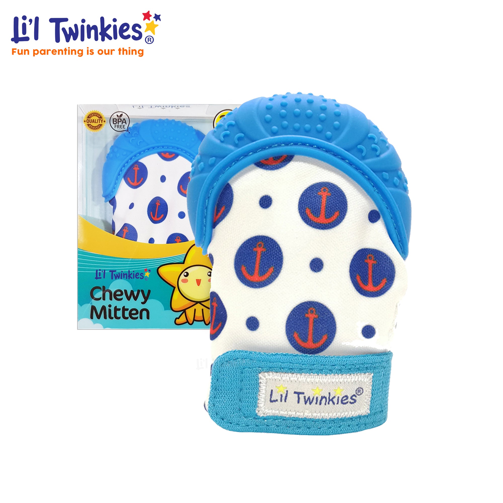 Li'l Twinkies Chewy Mitten Teether