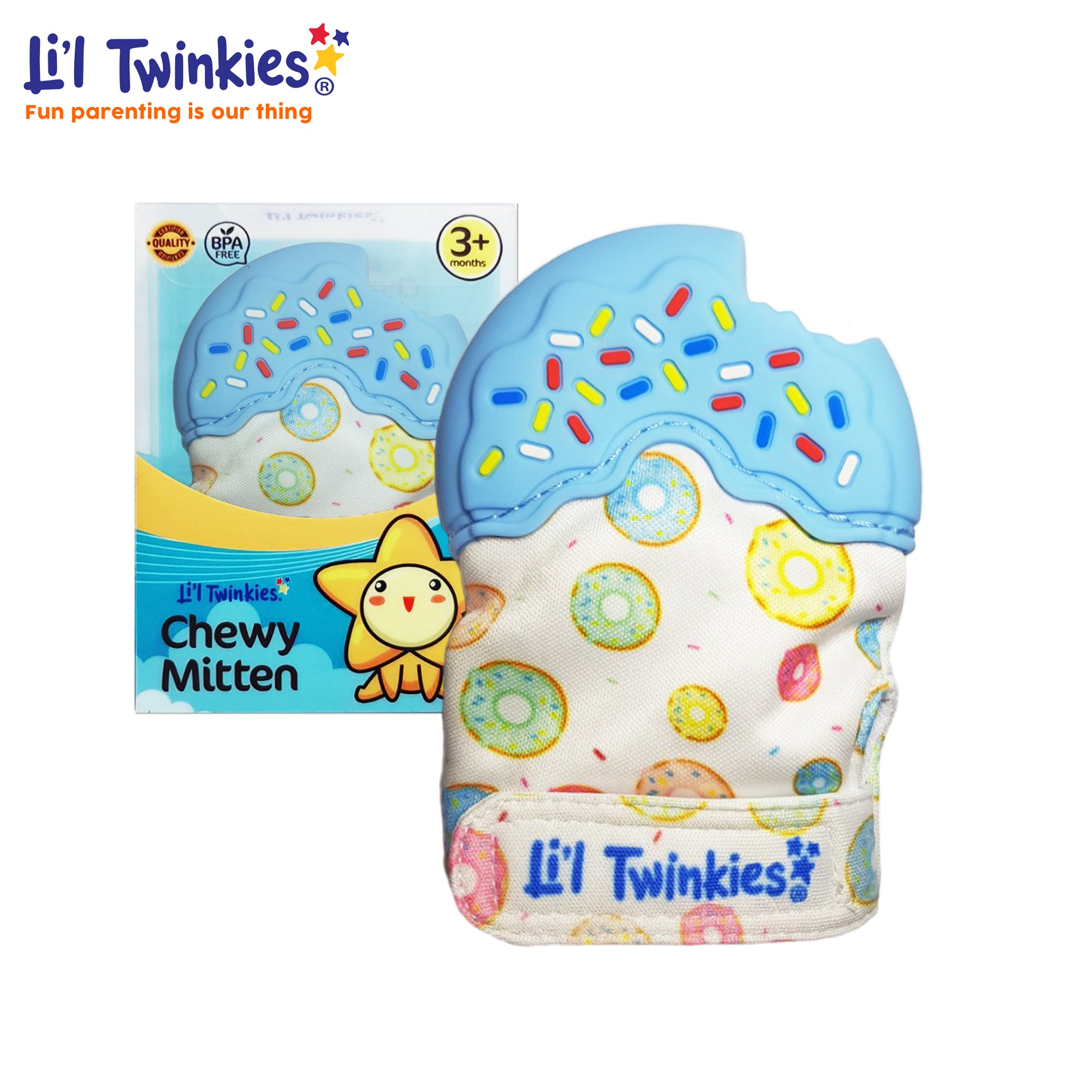 Li'l Twinkies Chewy Mitten Teether
