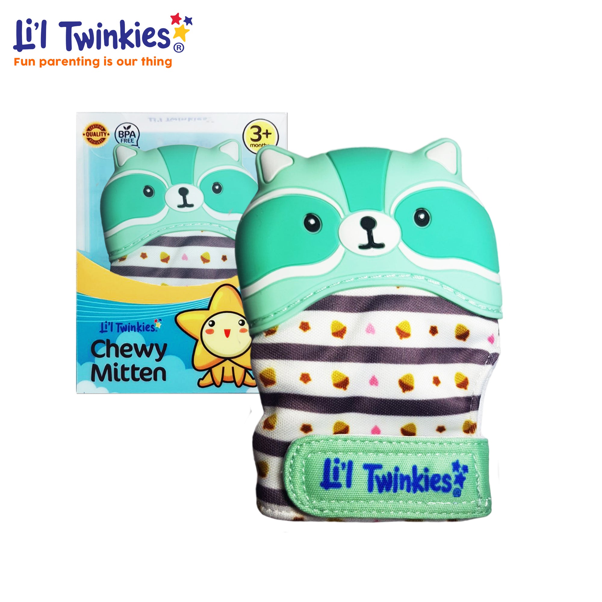 Li'l Twinkies Chewy Mitten Teether