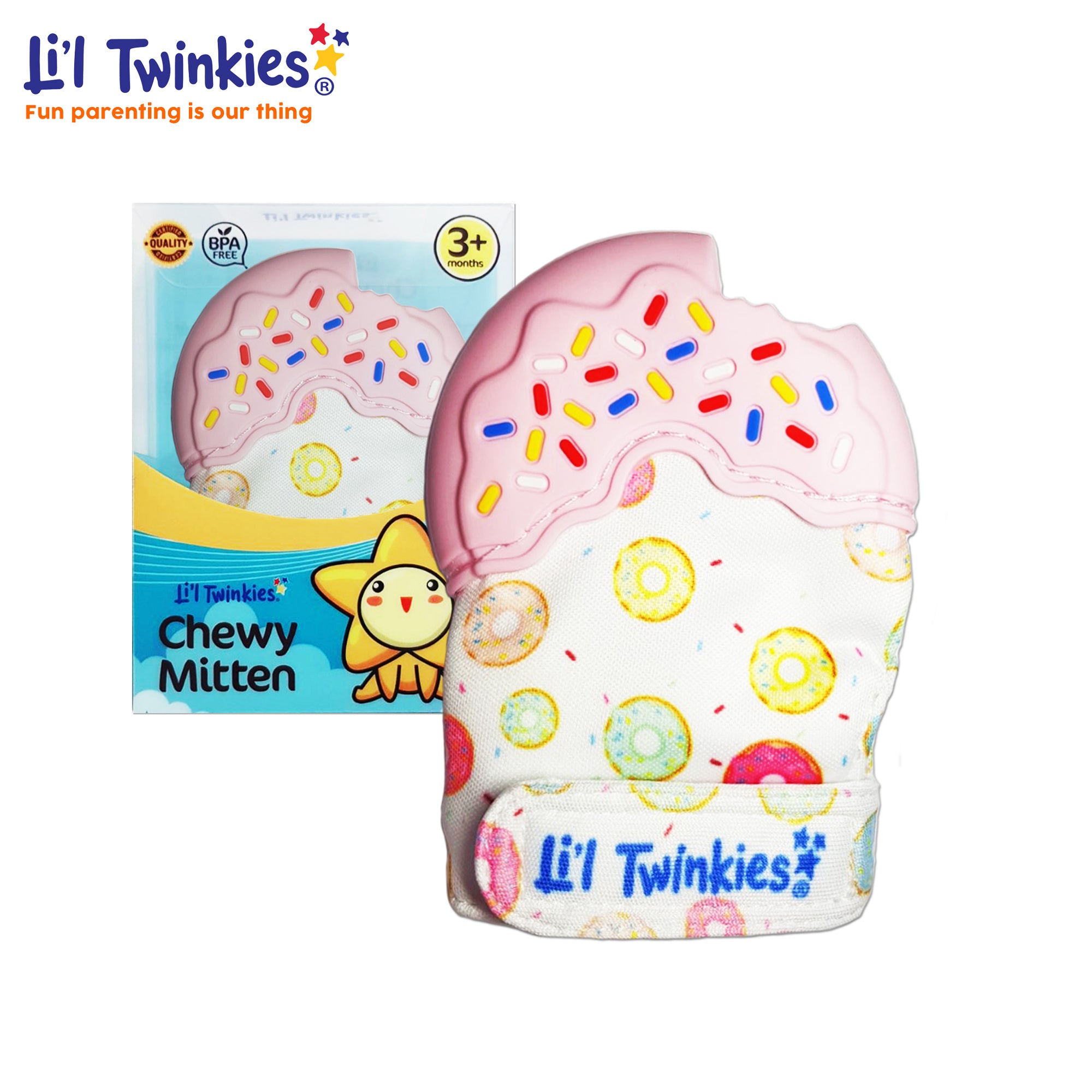 Li'l Twinkies Chewy Mitten Teether