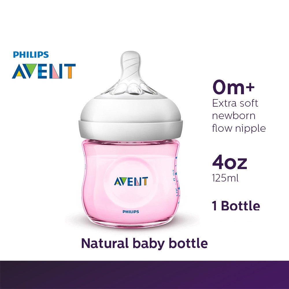 Avent pink bottles 4 clearance oz