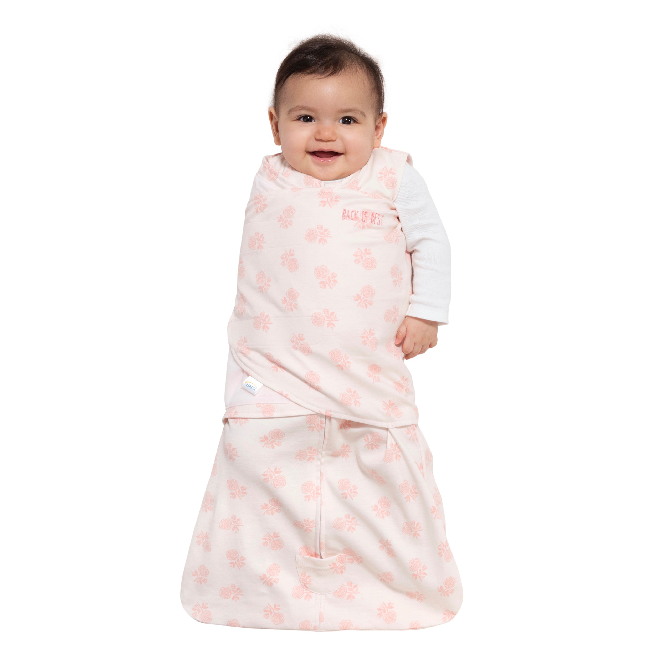 HALO SleepSack Swaddle WATERCOLOR ROSE