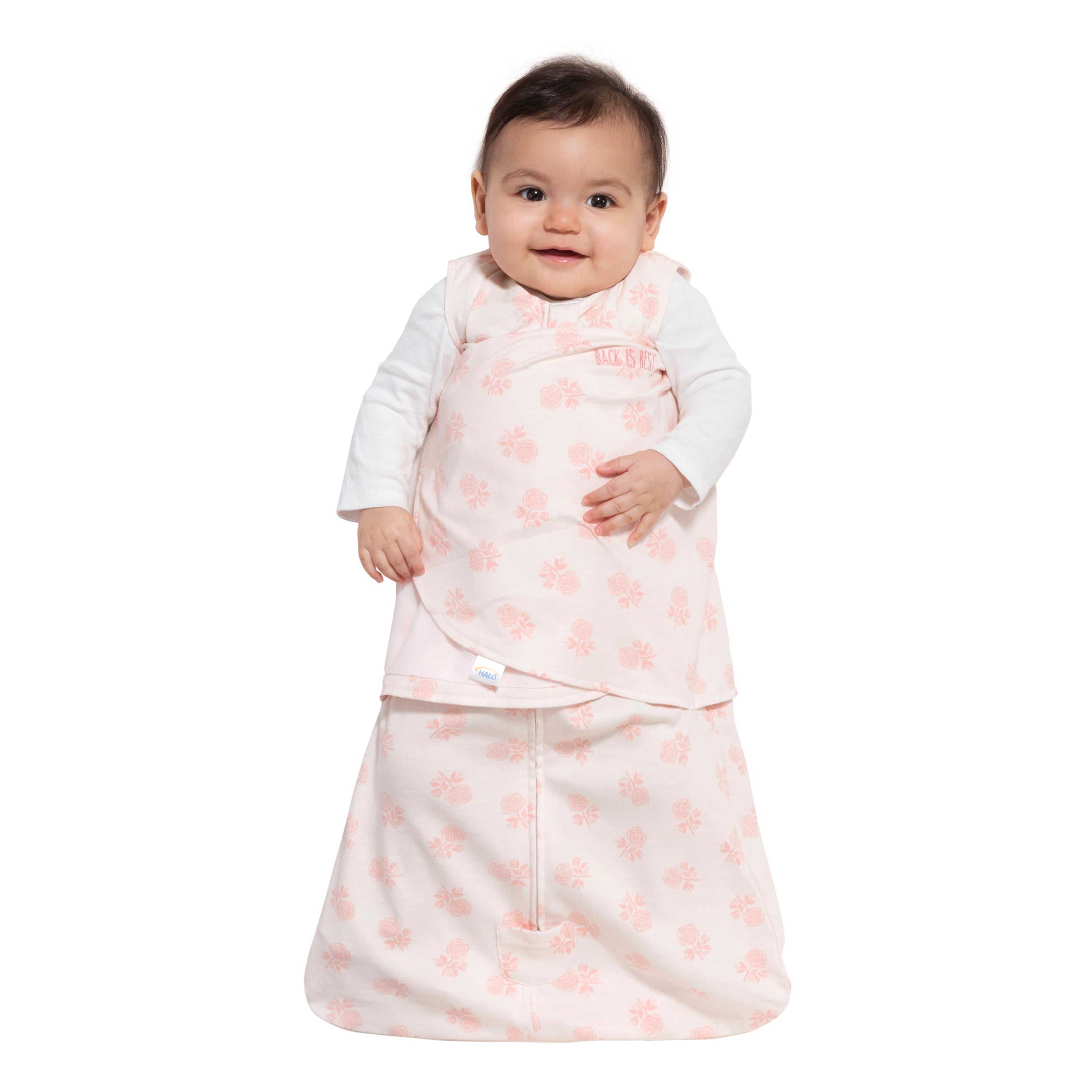 HALO SleepSack Swaddle WATERCOLOR ROSE