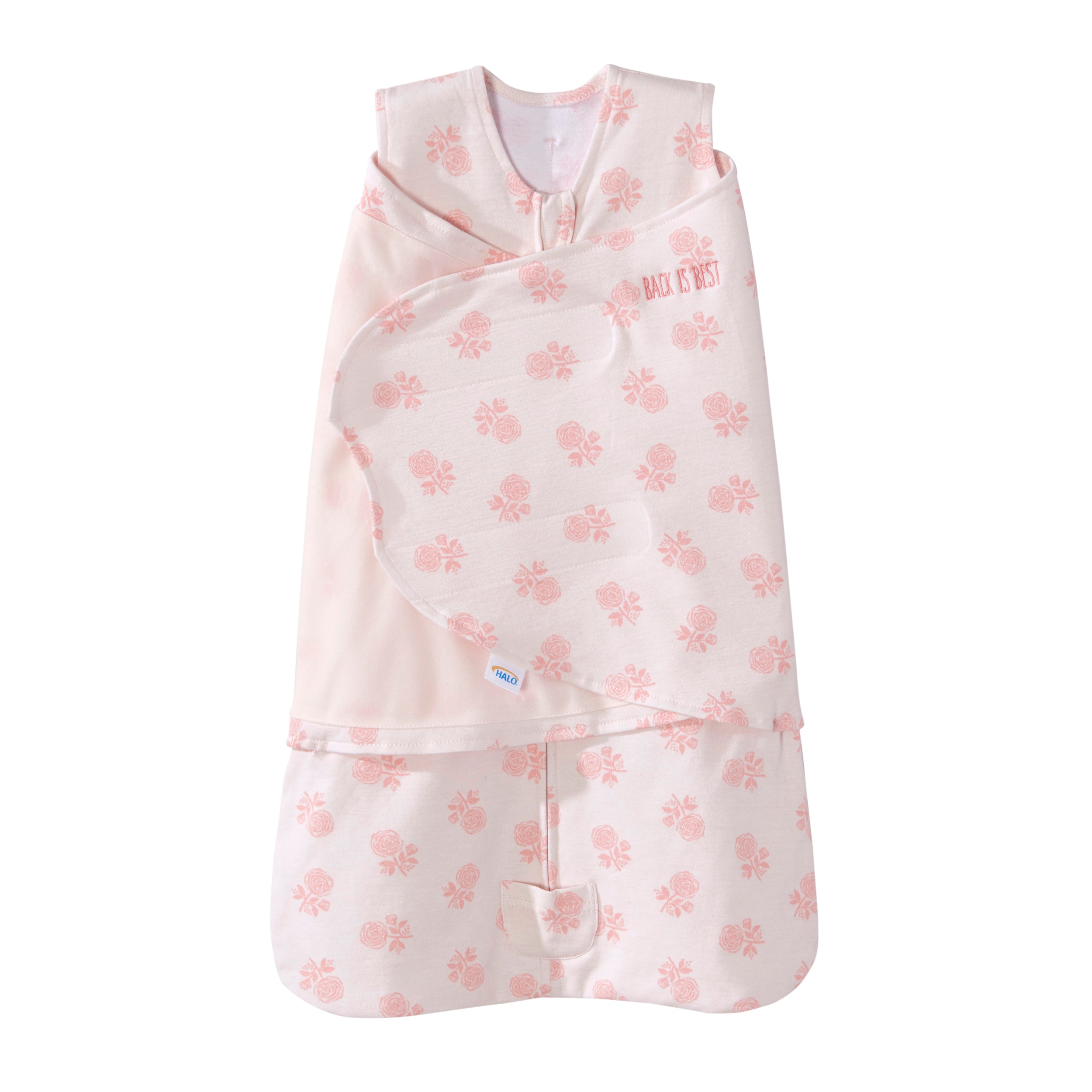 HALO SleepSack Swaddle WATERCOLOR ROSE