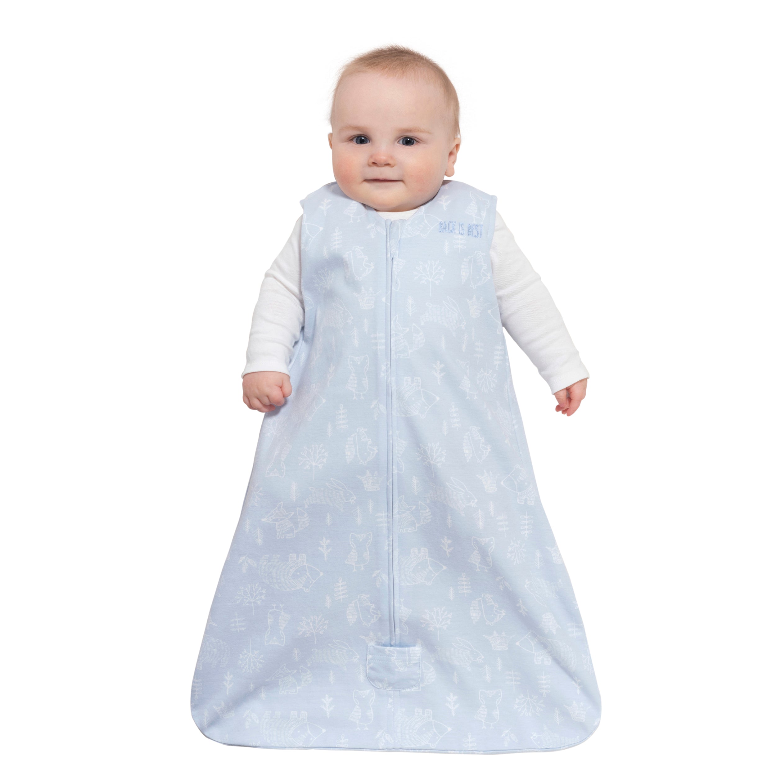 HALO SleepSack Wearable Blanket BLUE WOODLAND