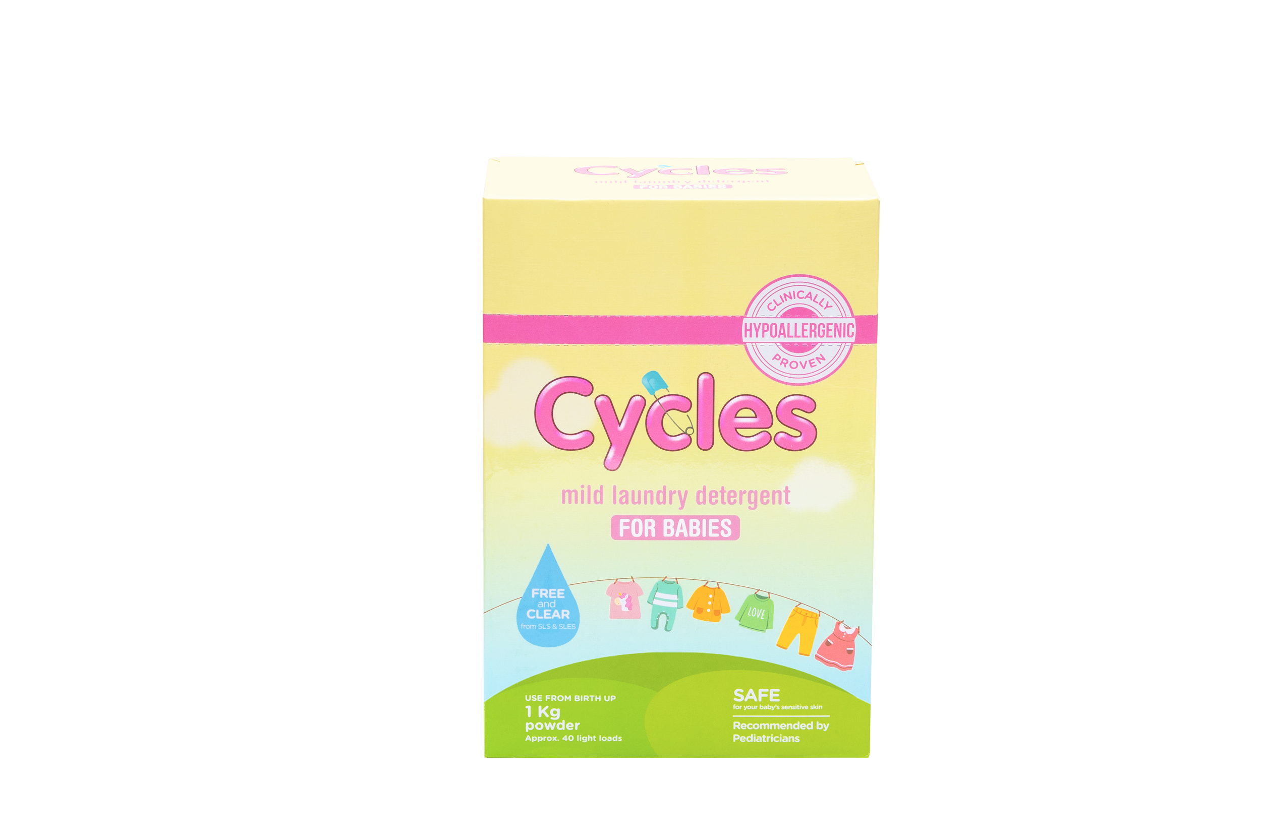 Cycles Mild Laundry Detergent Powder 1kg