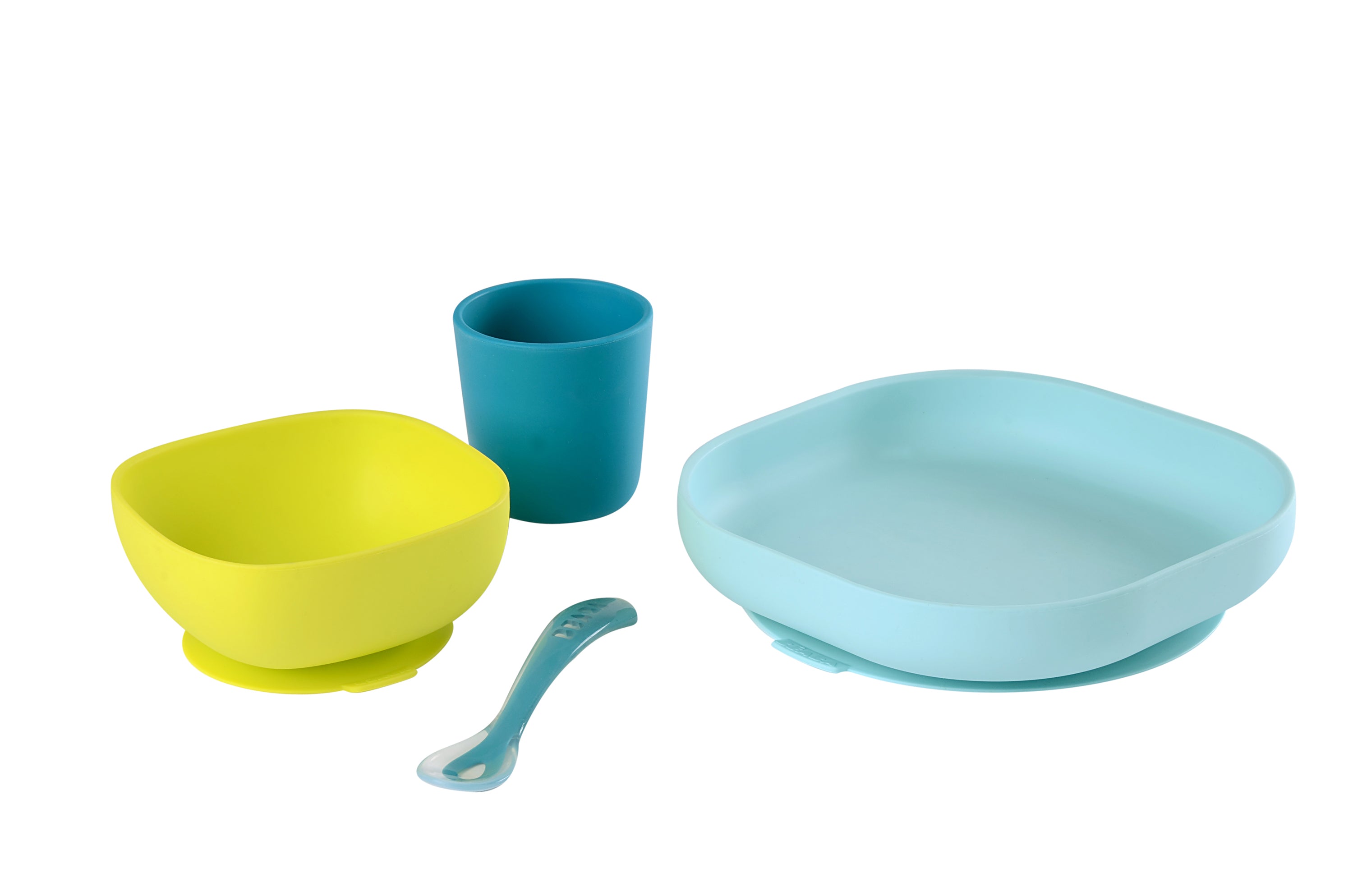 BEABA SILICONE 4-PIECE MEAL SET