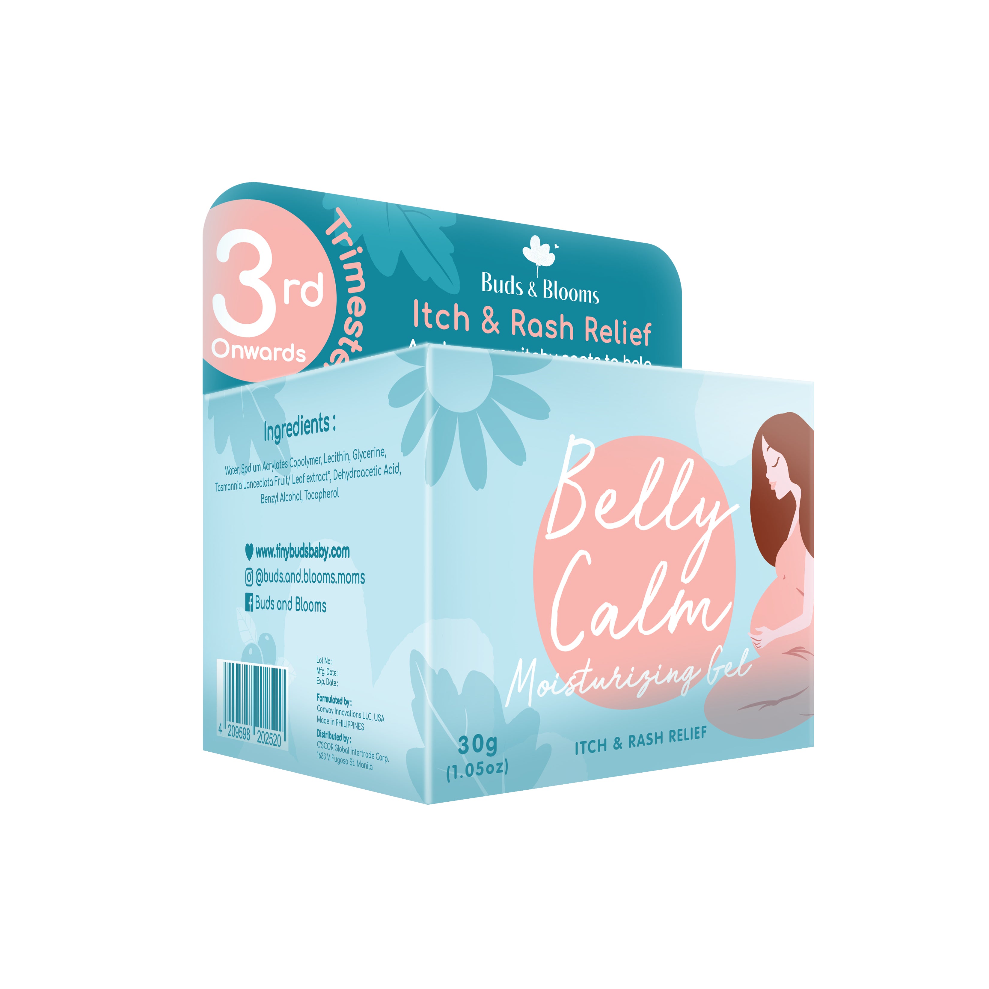 Buds & Blooms Belly Calm Moisturizing Gel (30G)