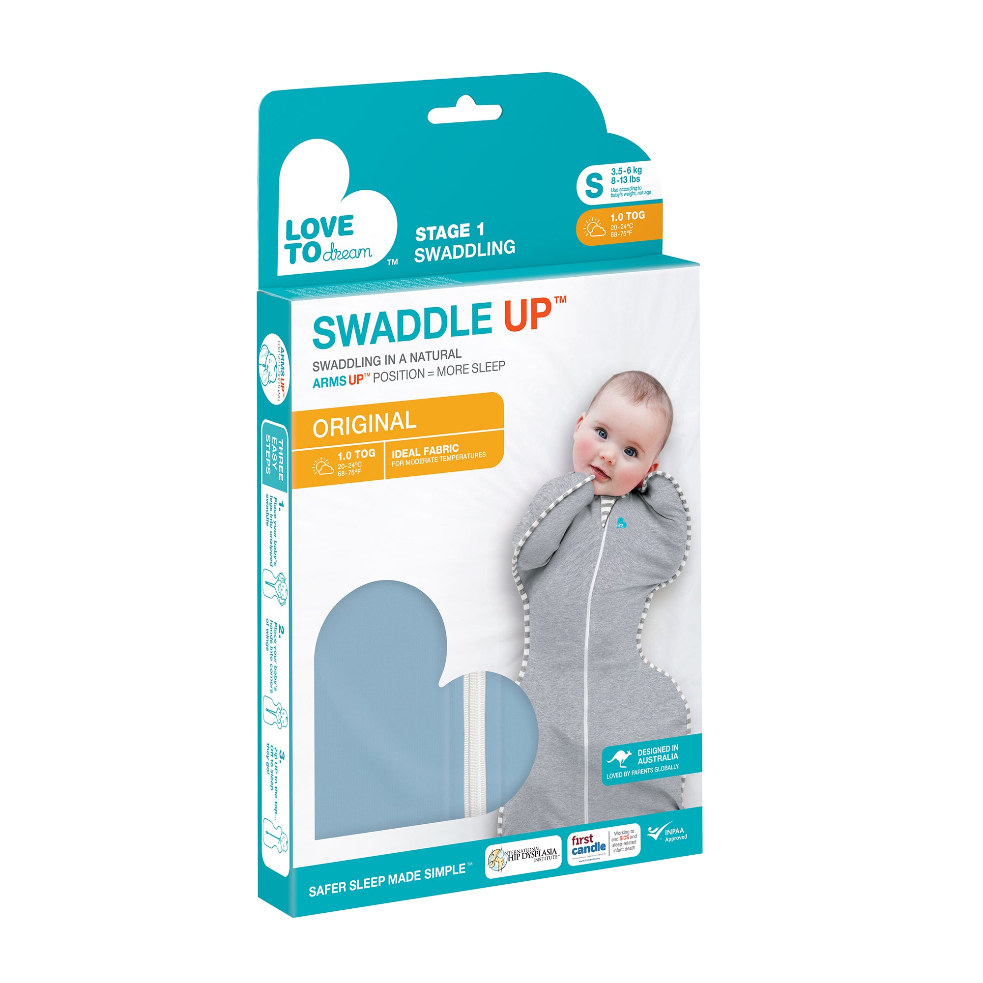 Love To Dream Swaddle UP Original Blue