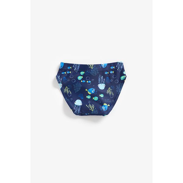 Mothercare Blue Fish Swimming Trunks